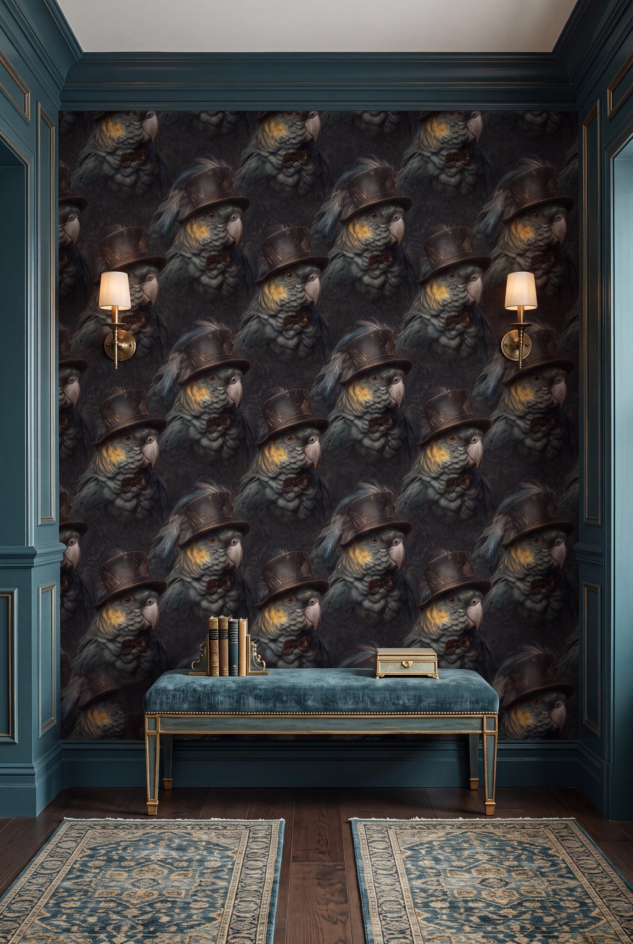 The Raconteur wallpaper accent wall view