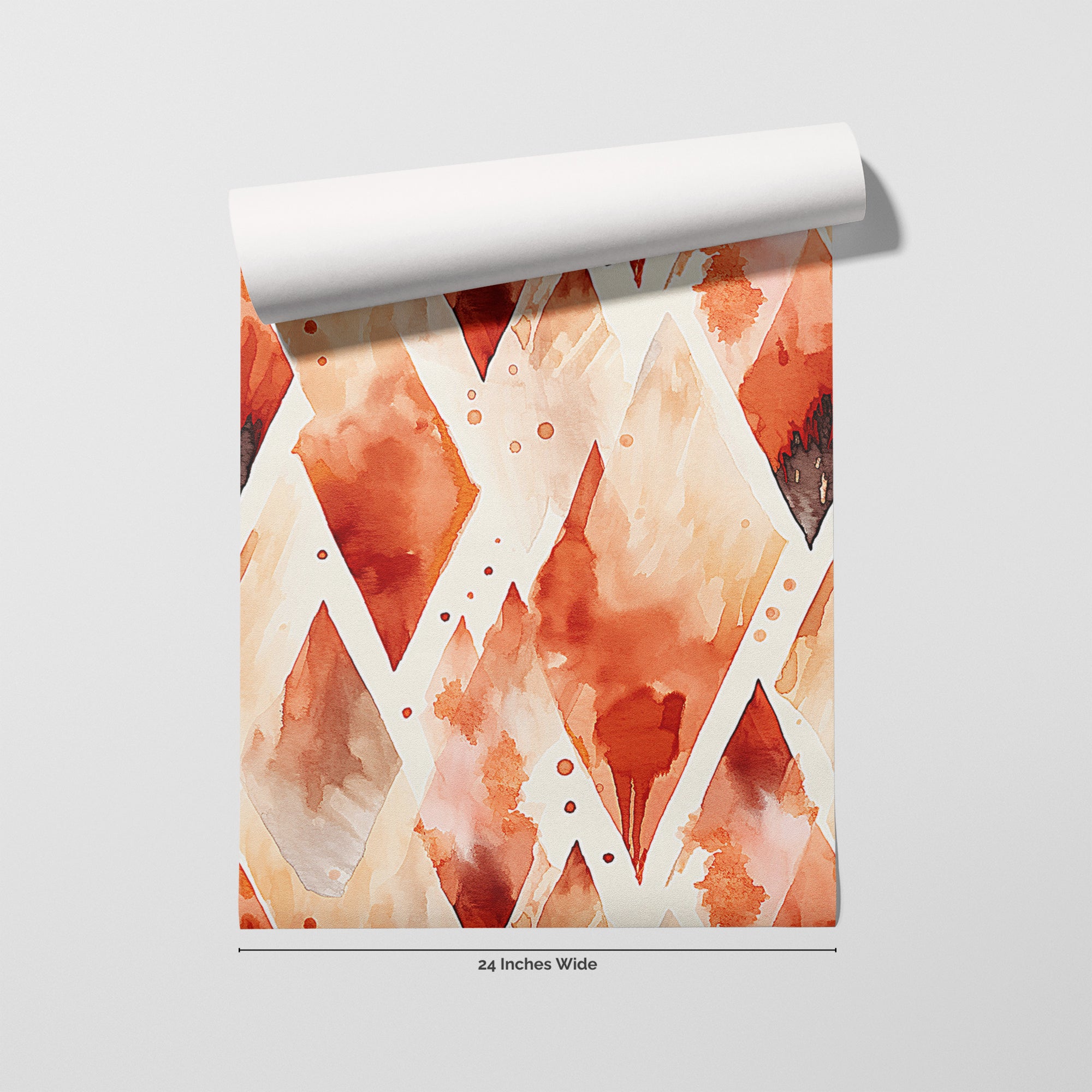 Harlequin Clay wallpaper roll, 24 inches wide
