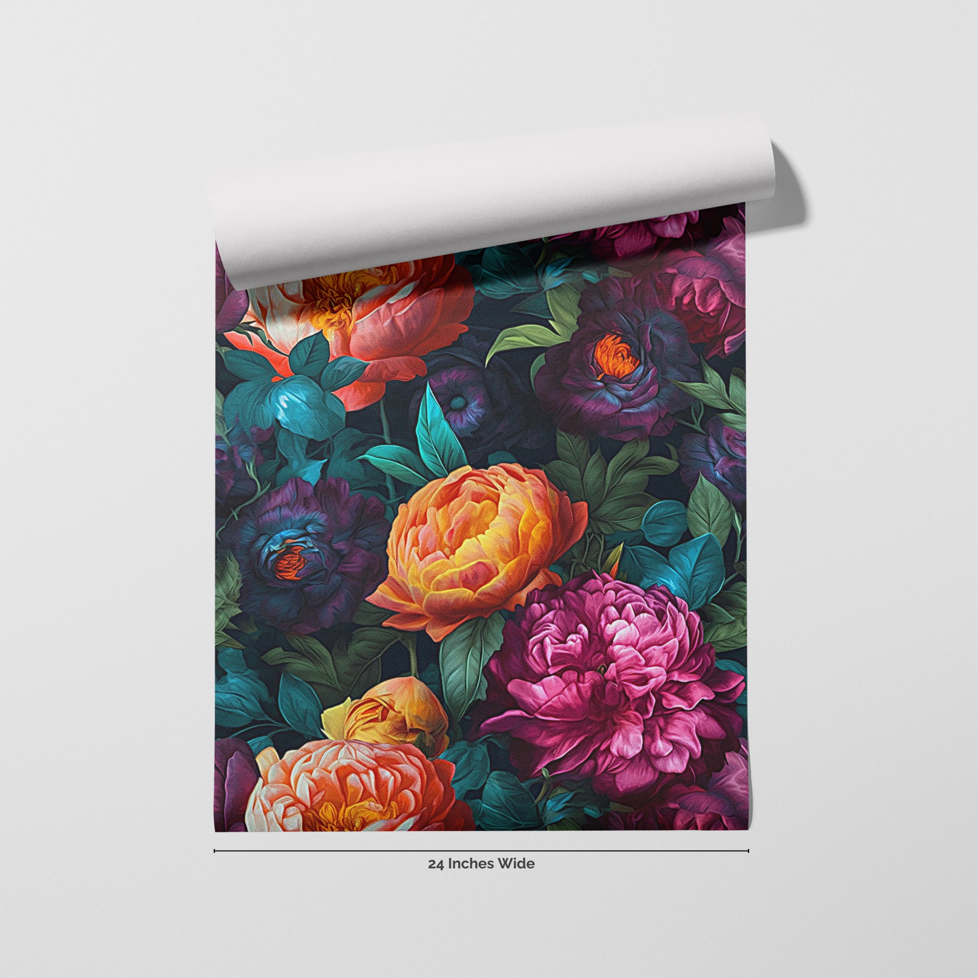 Jewel Box wallpaper roll, 24 inches wide
