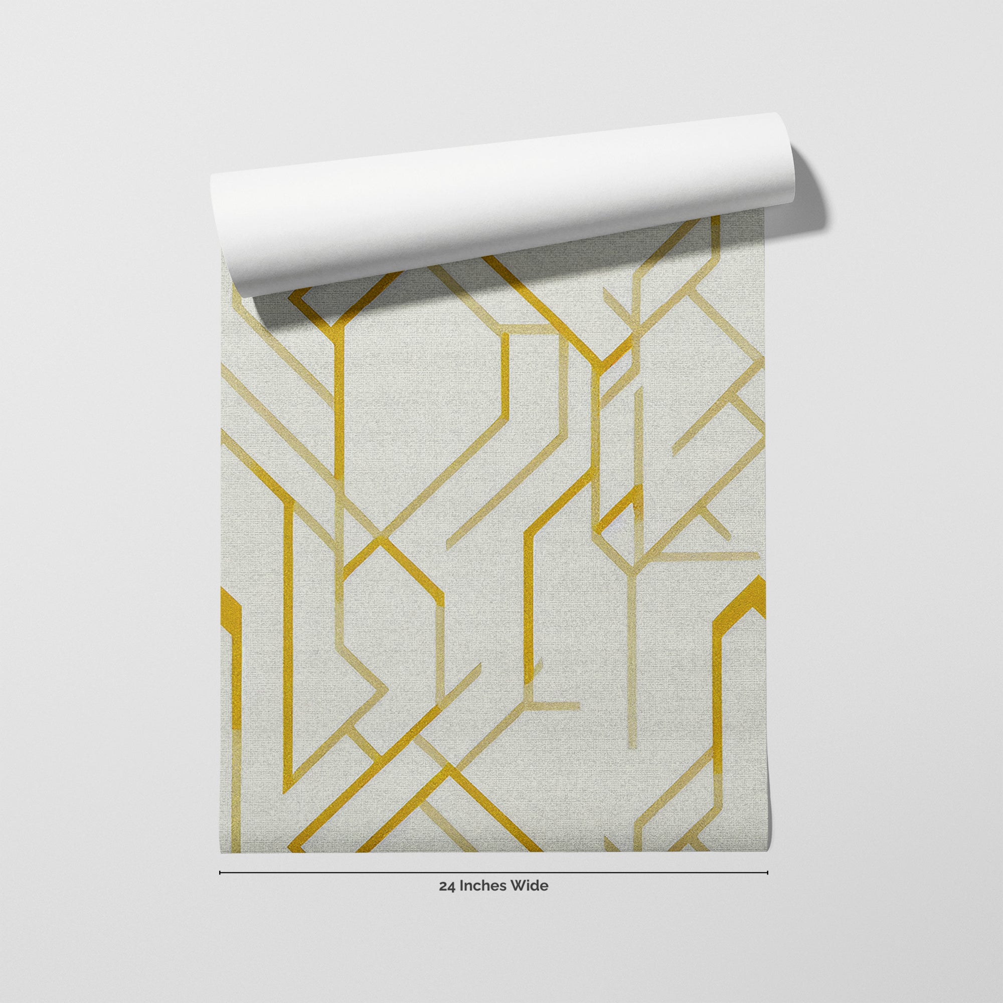 Gilded Age wallpaper roll, 24 inches wide