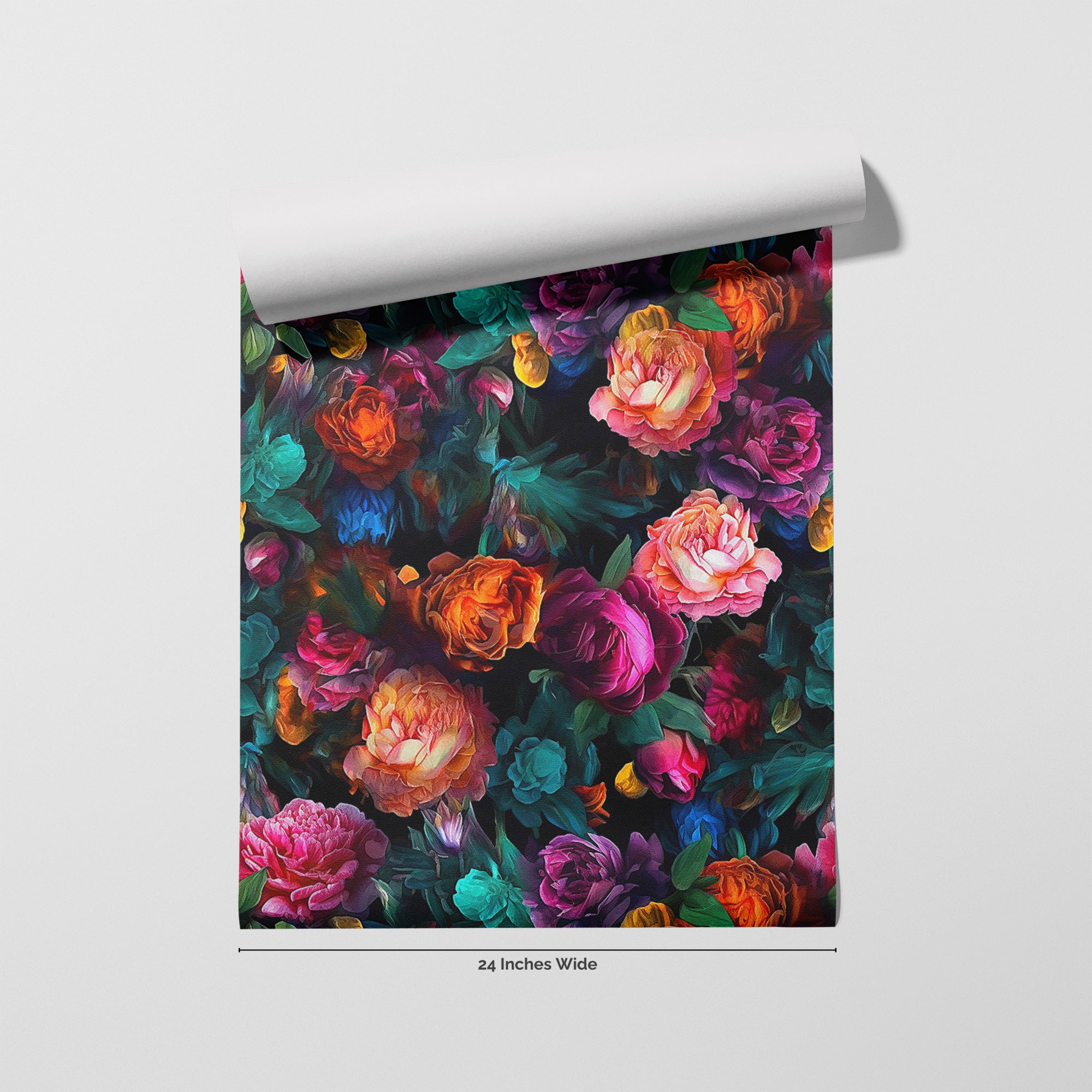 Opulence wallpaper roll, 24 inches wide