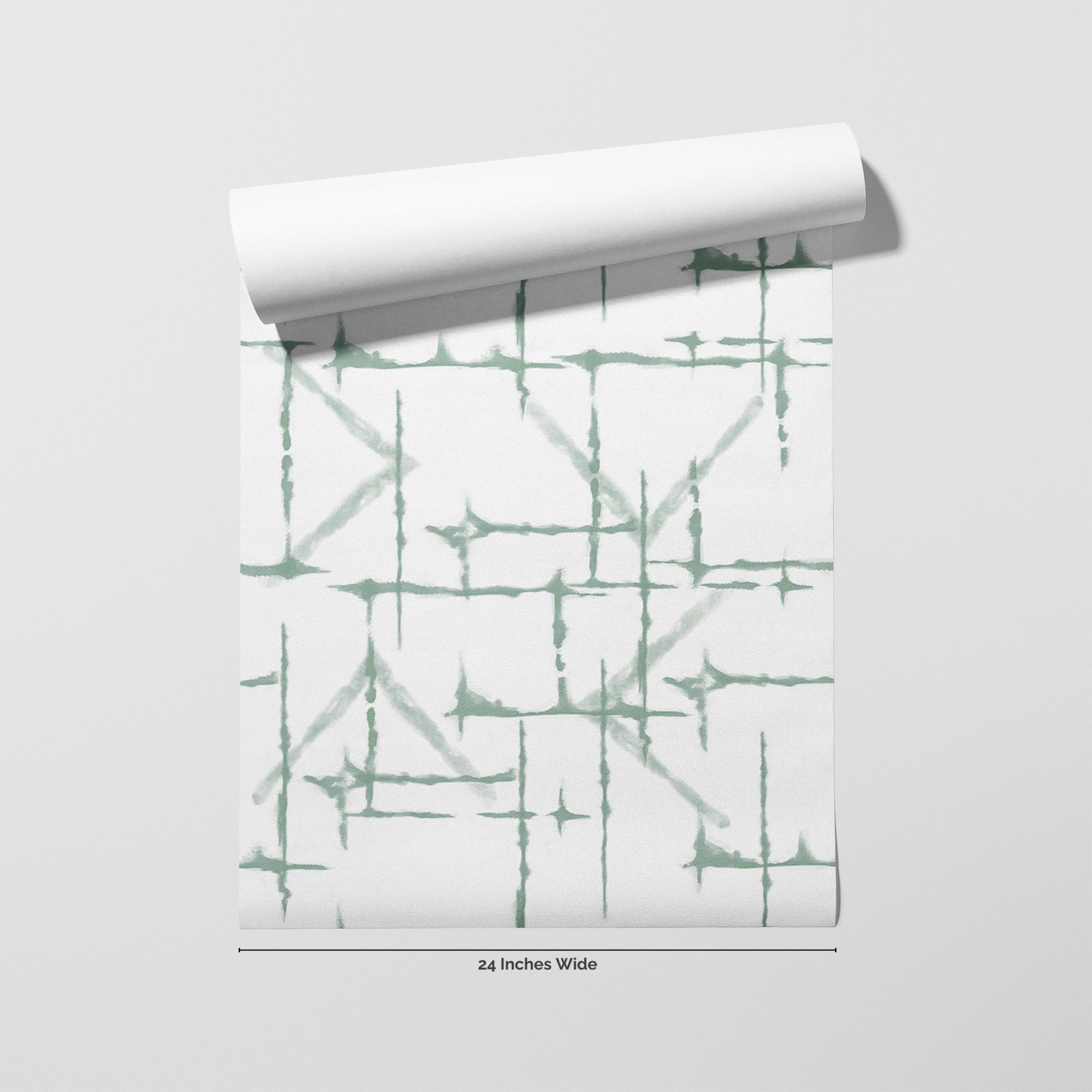 Kyoto Sage wallpaper roll, 24 inches wide