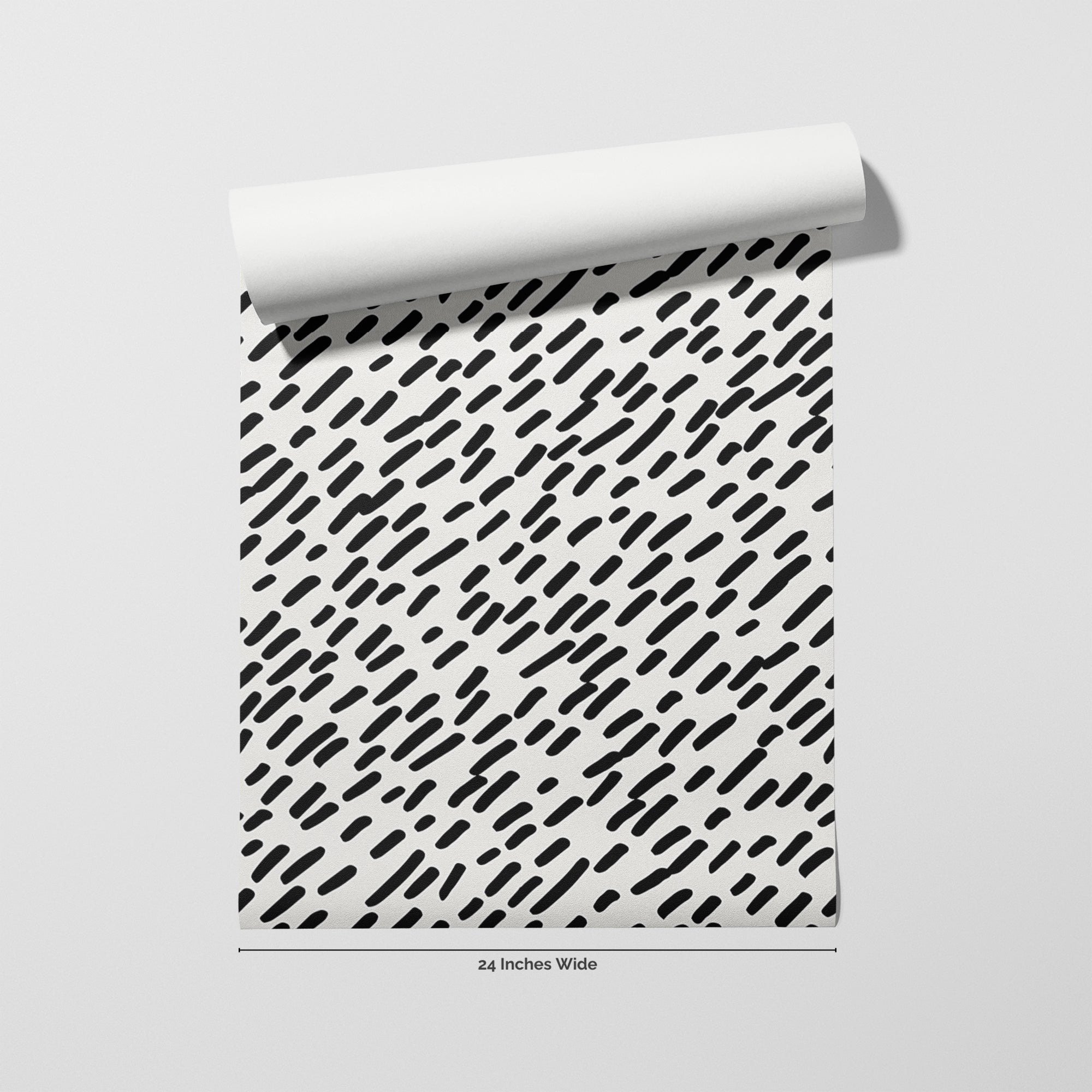 Brushstroke wallpaper roll, 24 inches wide