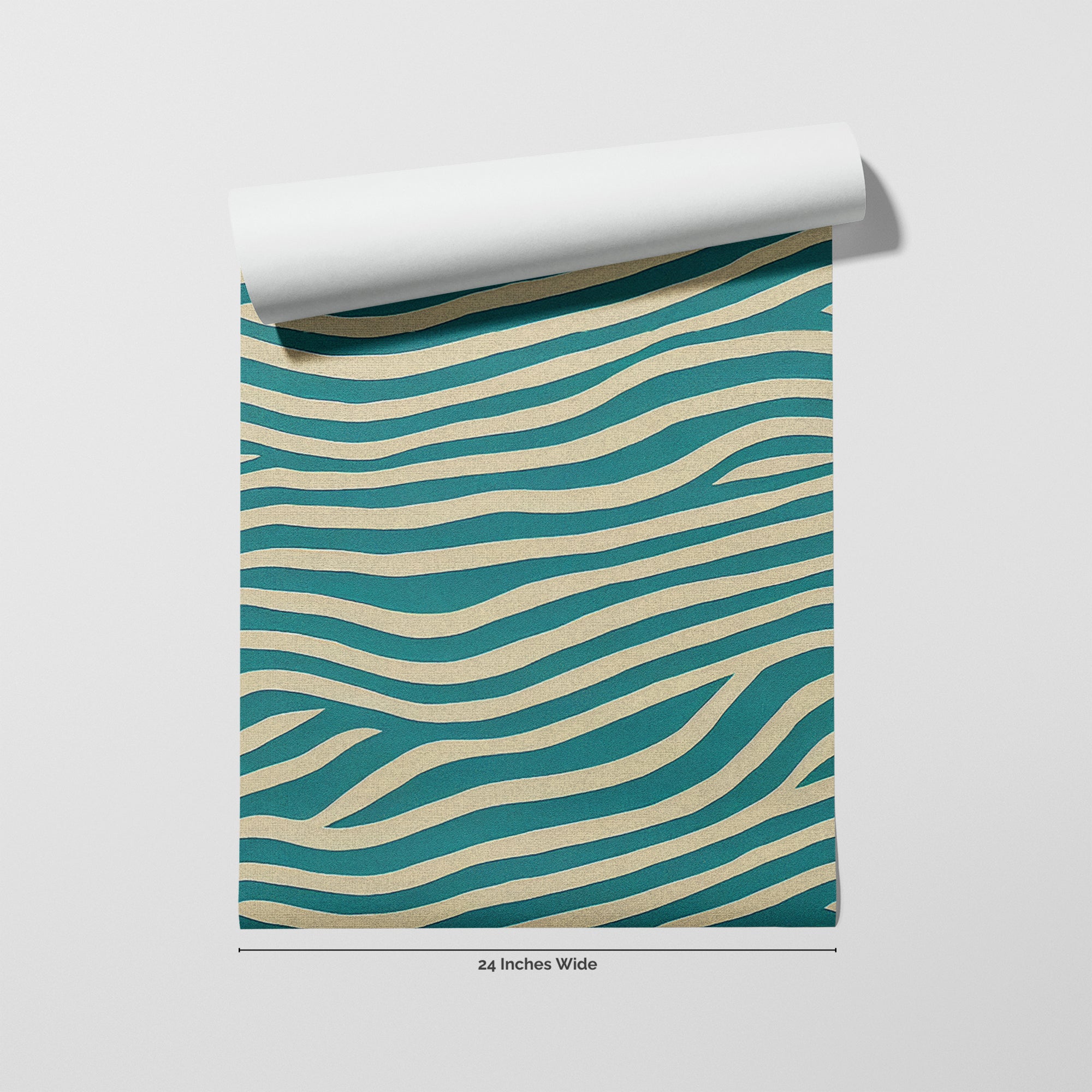 Green Room wallpaper roll, 24 inches wide
