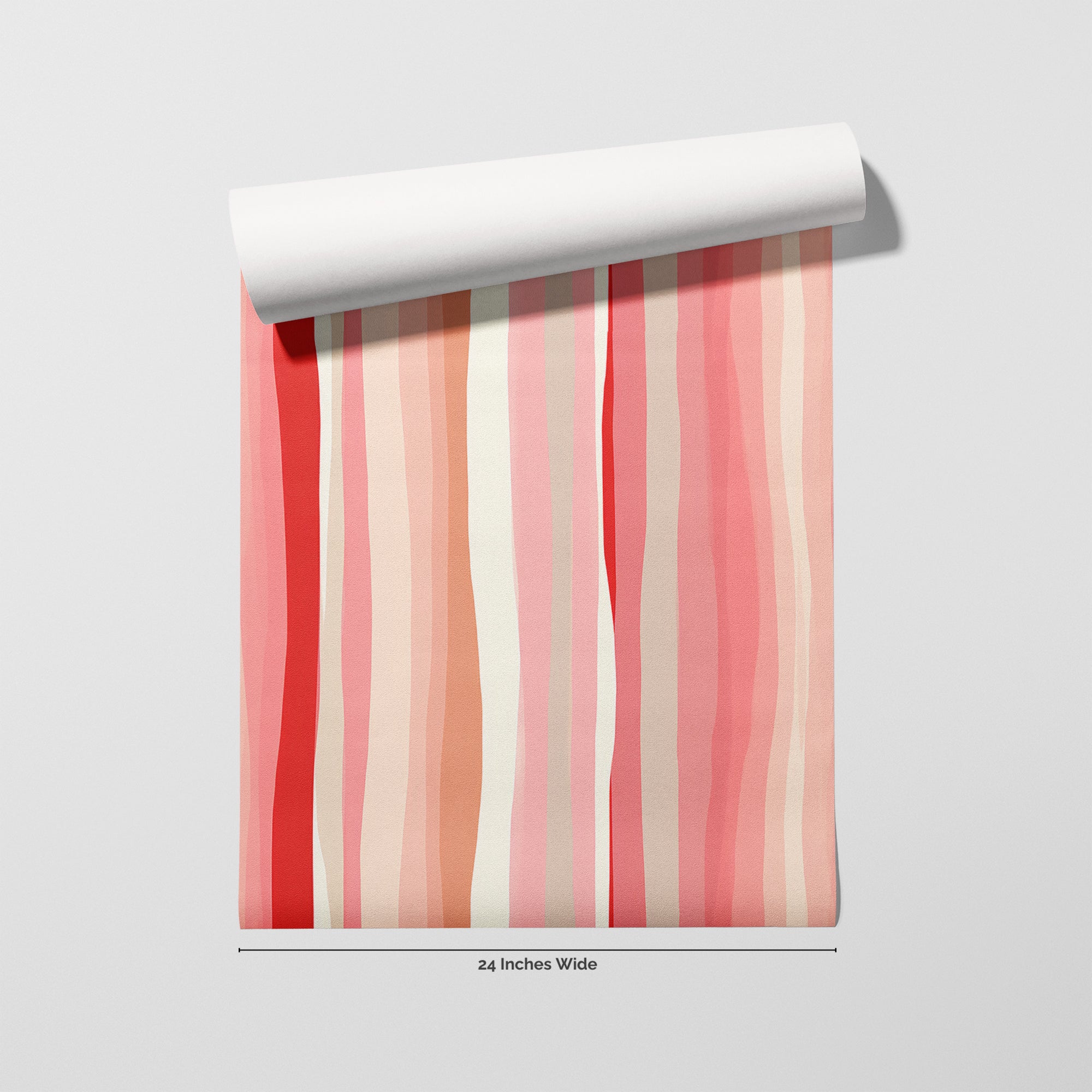 Pink Lemonade wallpaper roll, 24 inches wide