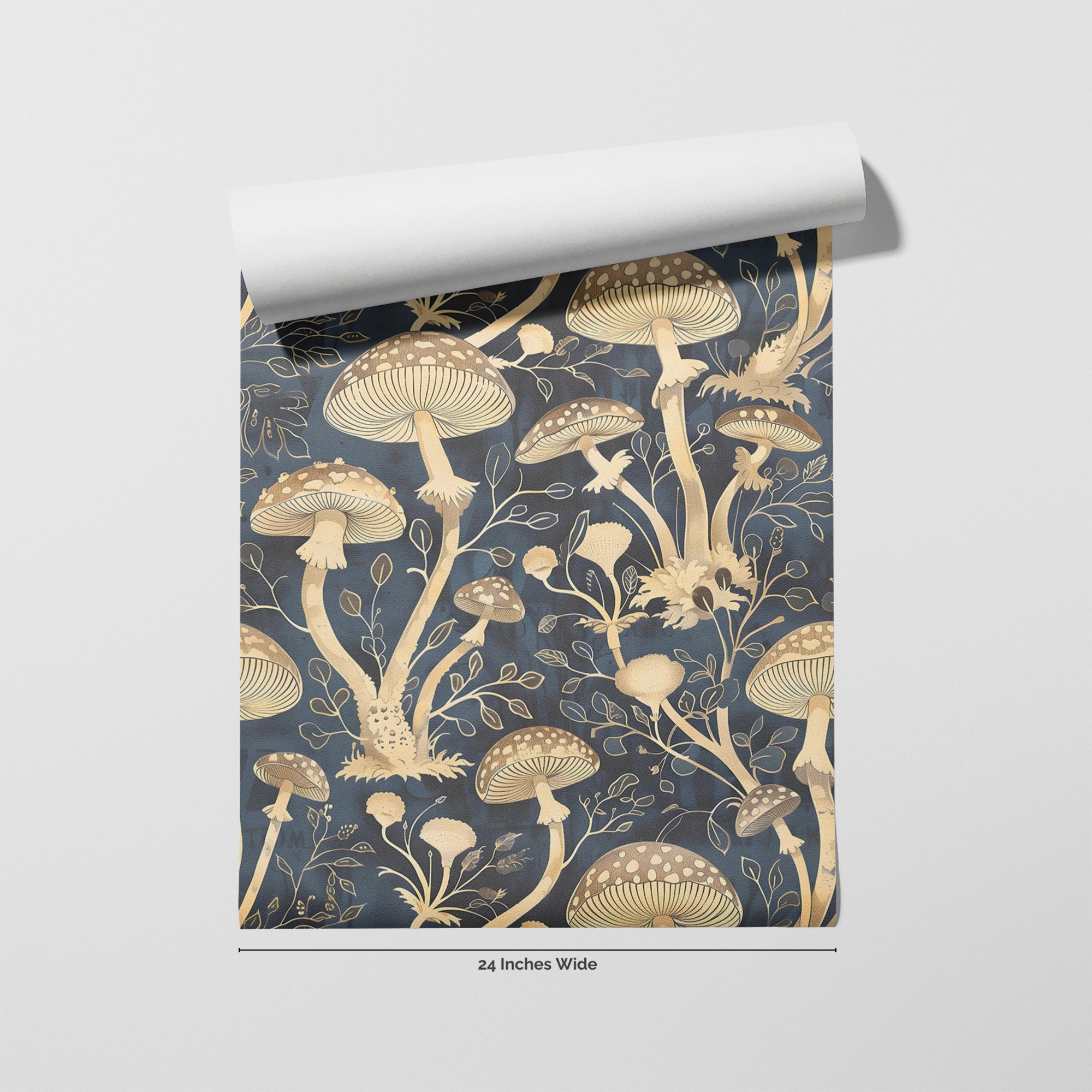 Champignon wallpaper roll, 24 inches wide