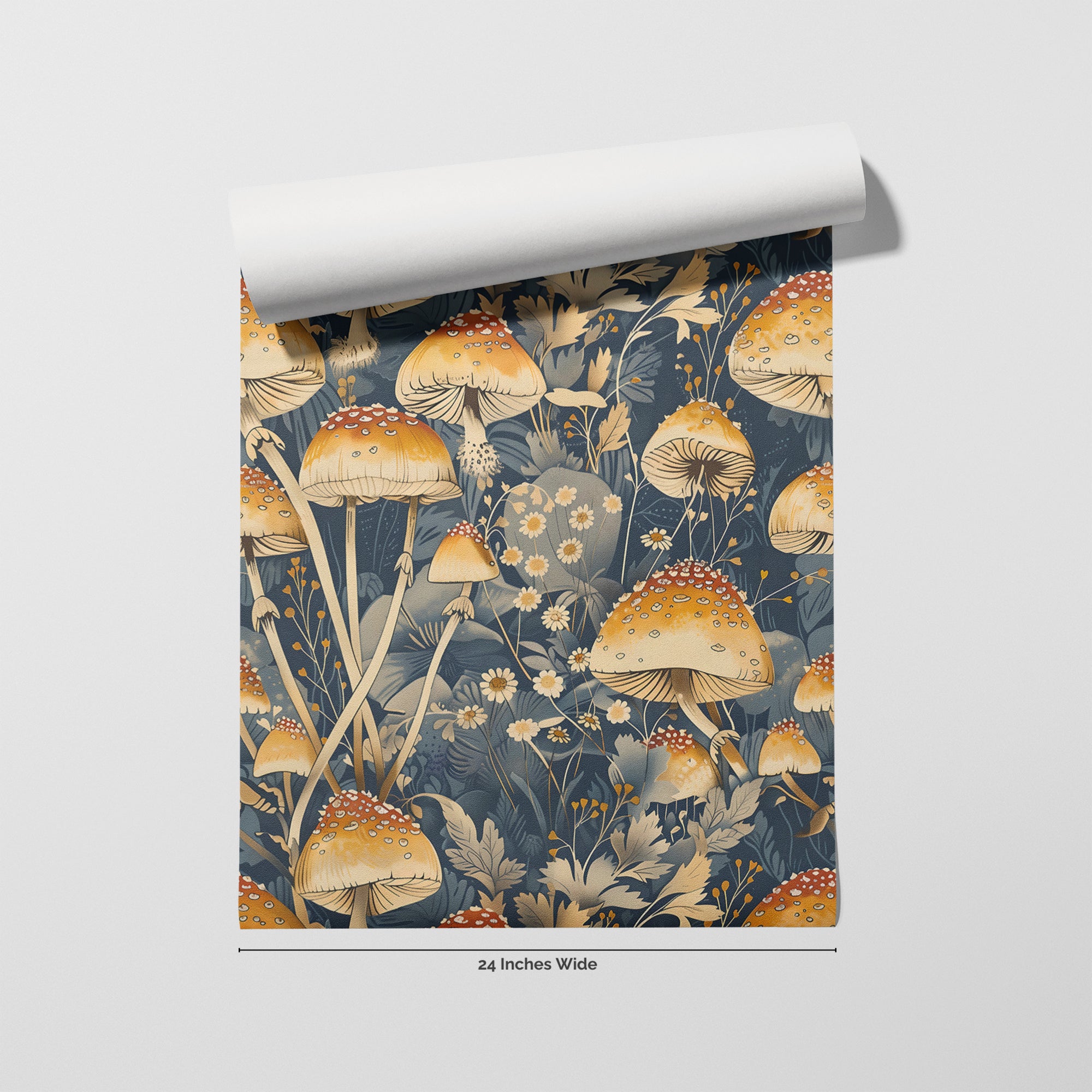 Golden Cap wallpaper roll, 24 inches wide