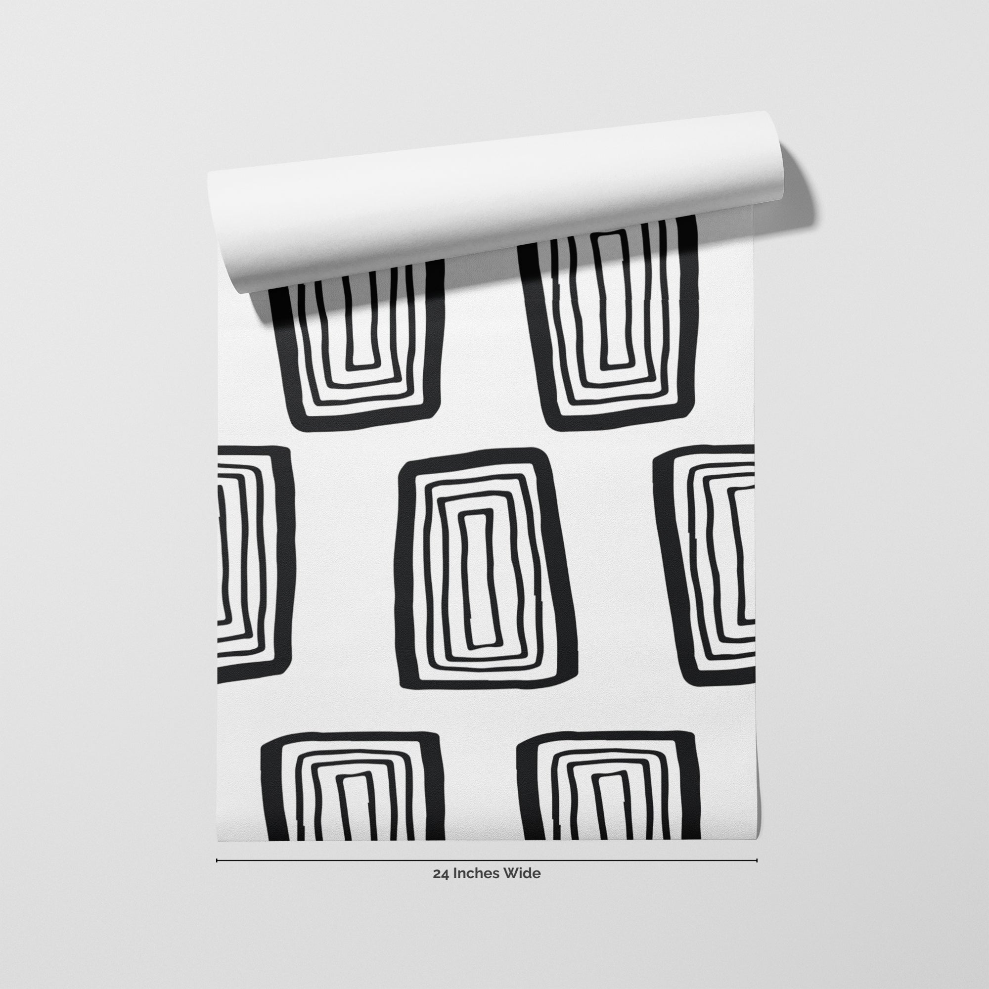 Domino wallpaper roll, 24 inches wide