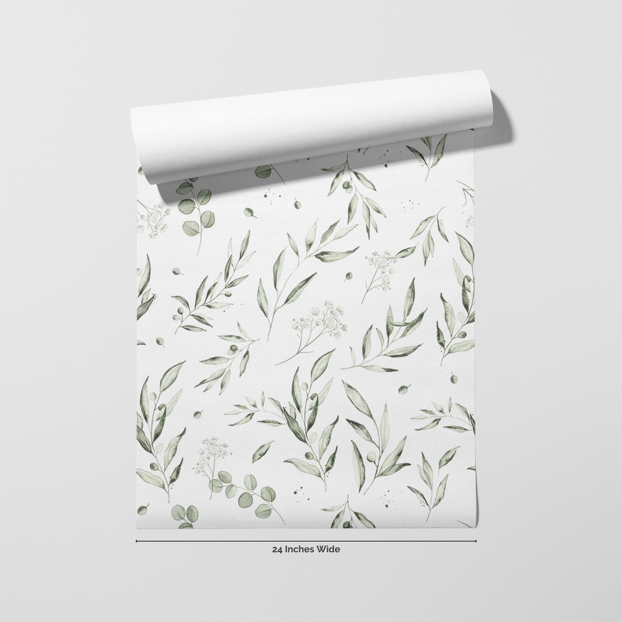 Eucalyptus Grove wallpaper roll, 24 inches wide