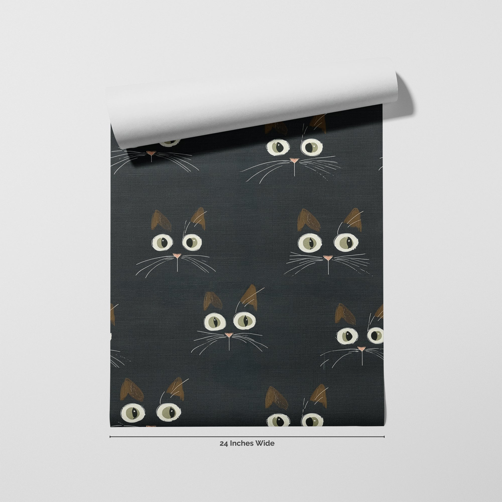 Alley Cats wallpaper roll, 24 inches wide
