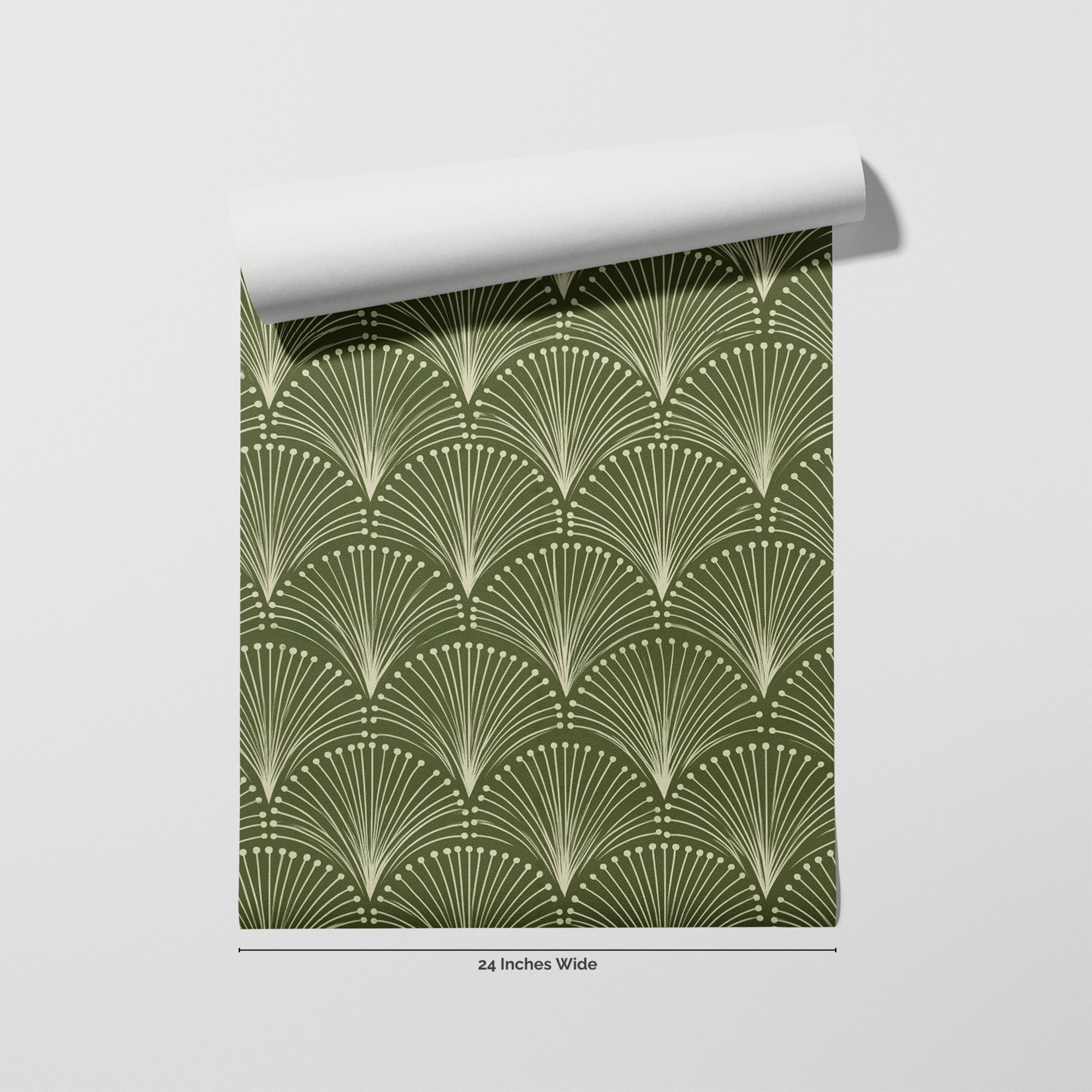 Palm Court wallpaper roll, 24 inches wide