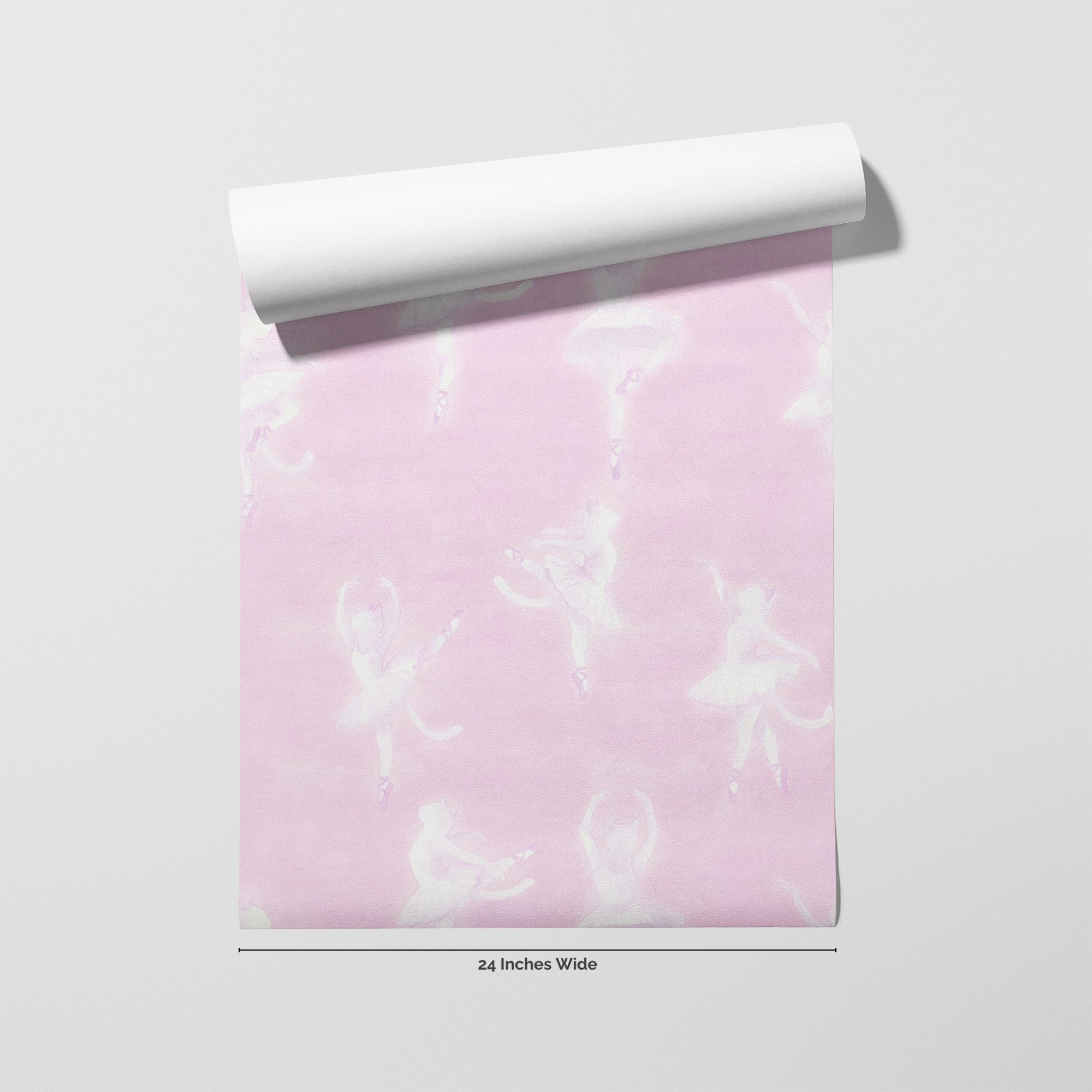 Tutu Kitty wallpaper roll, 24 inches wide