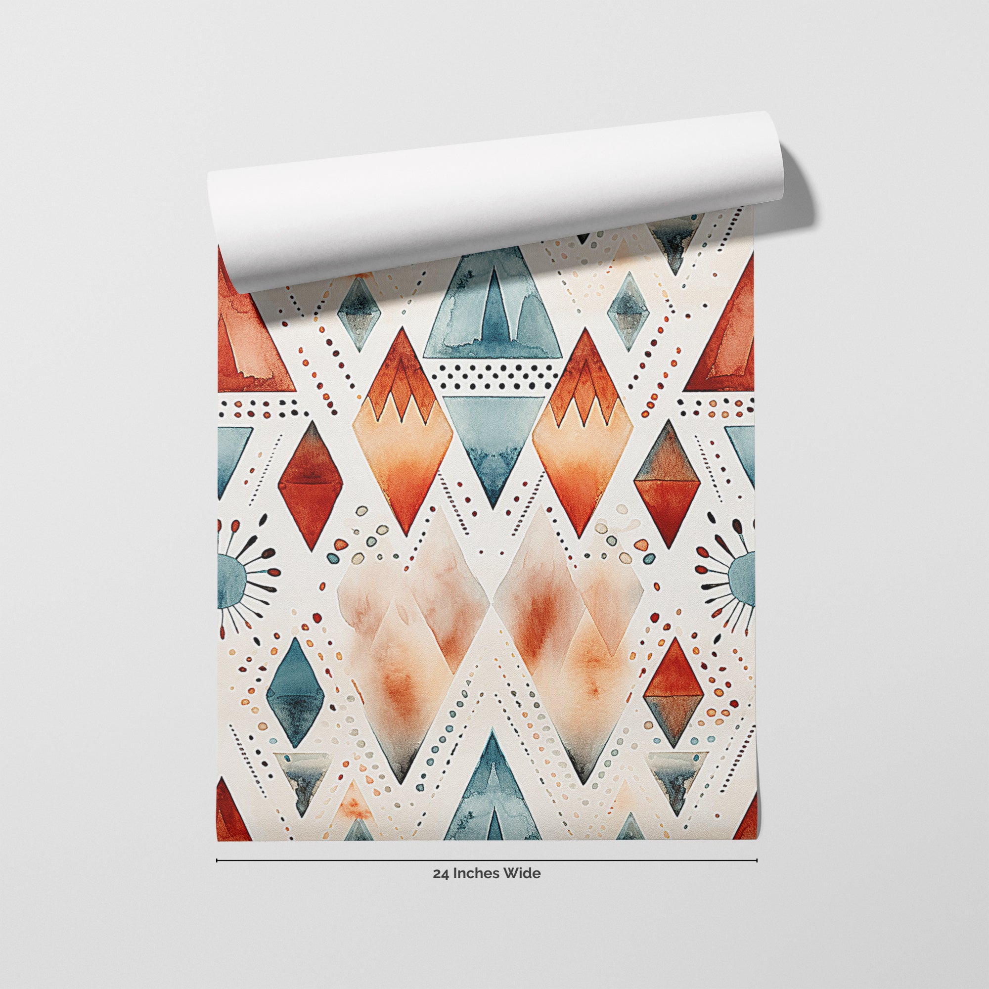 Desert Diamond wallpaper roll, 24 inches wide