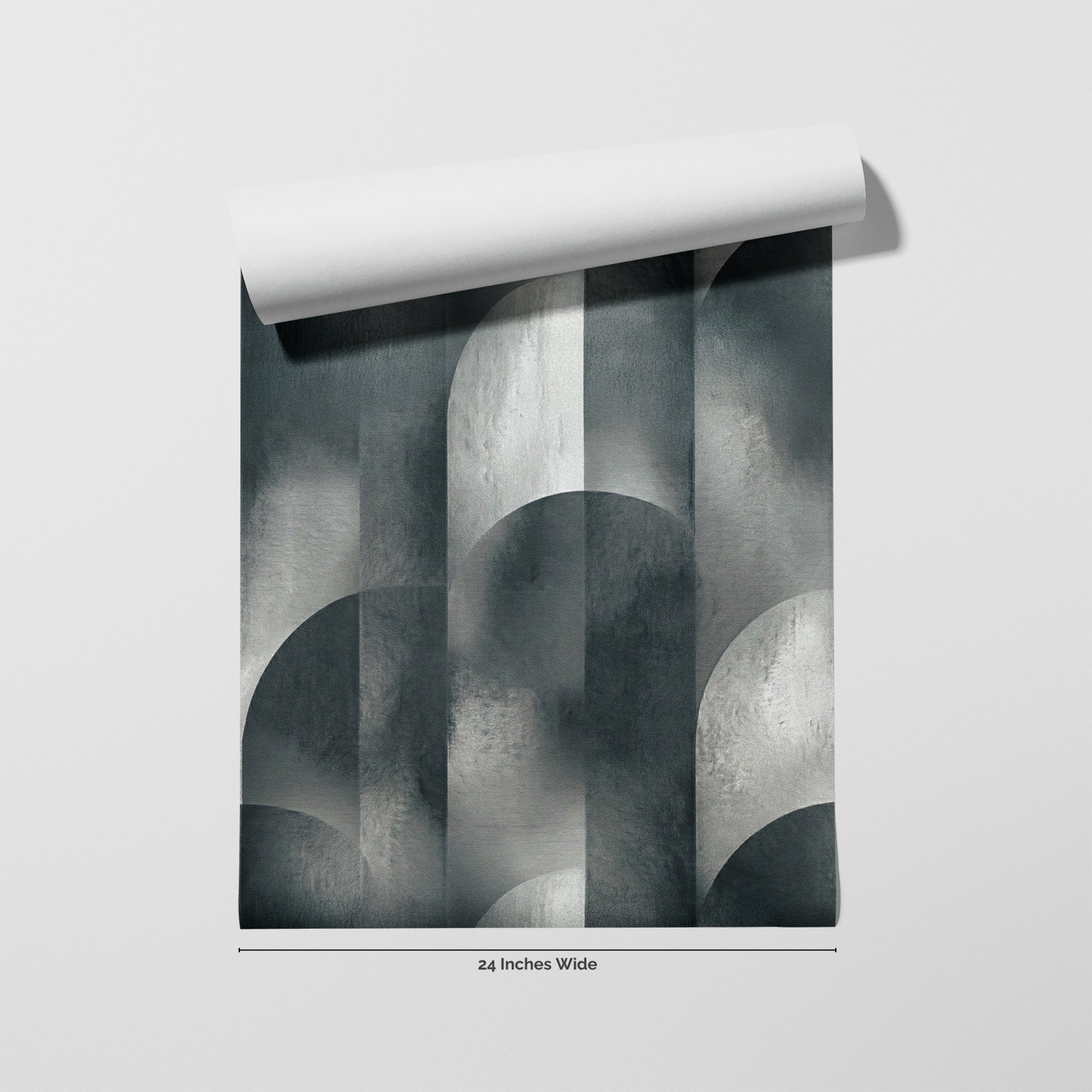 Silver Arch wallpaper roll, 24 inches wide