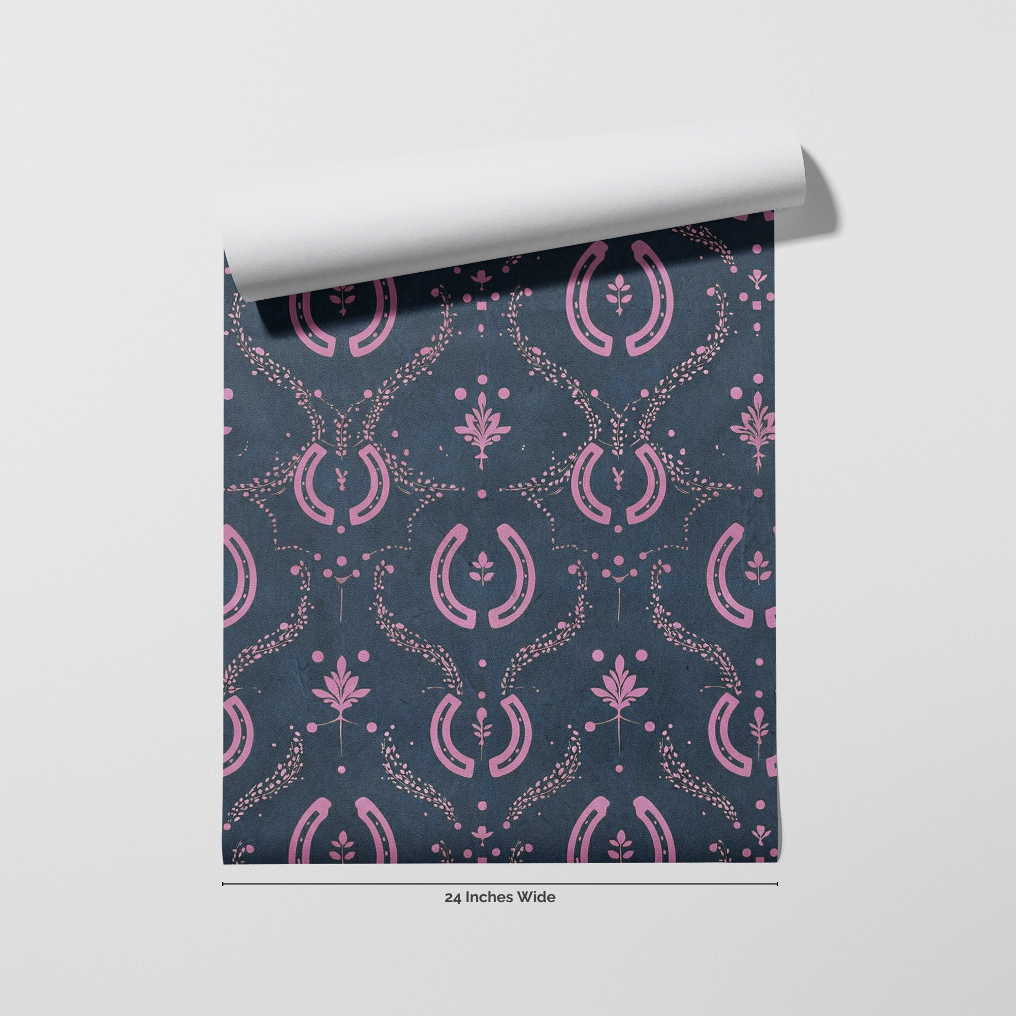 Rodeo Princess wallpaper roll, 24 inches wide