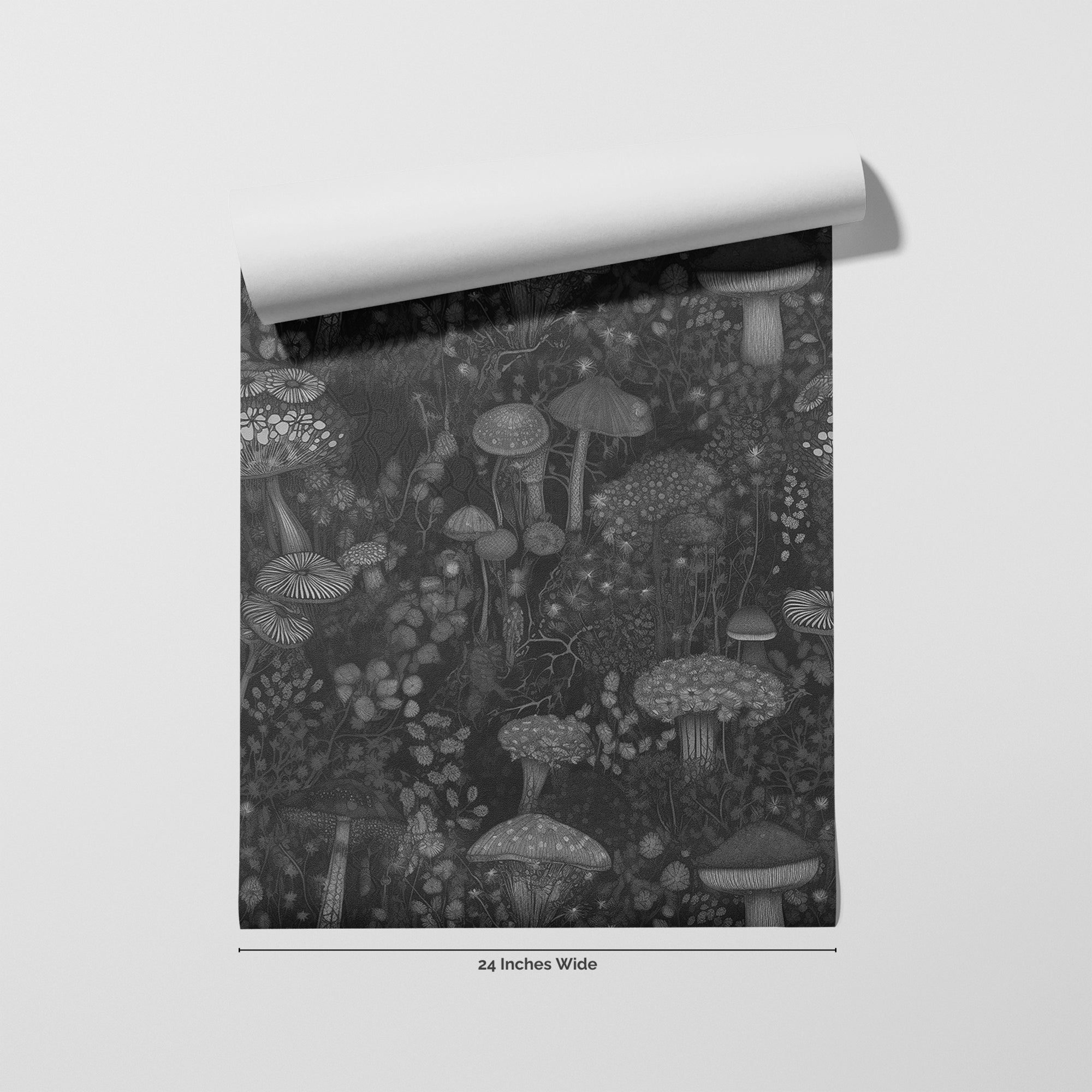 Forest Floor wallpaper roll, 24 inches wide