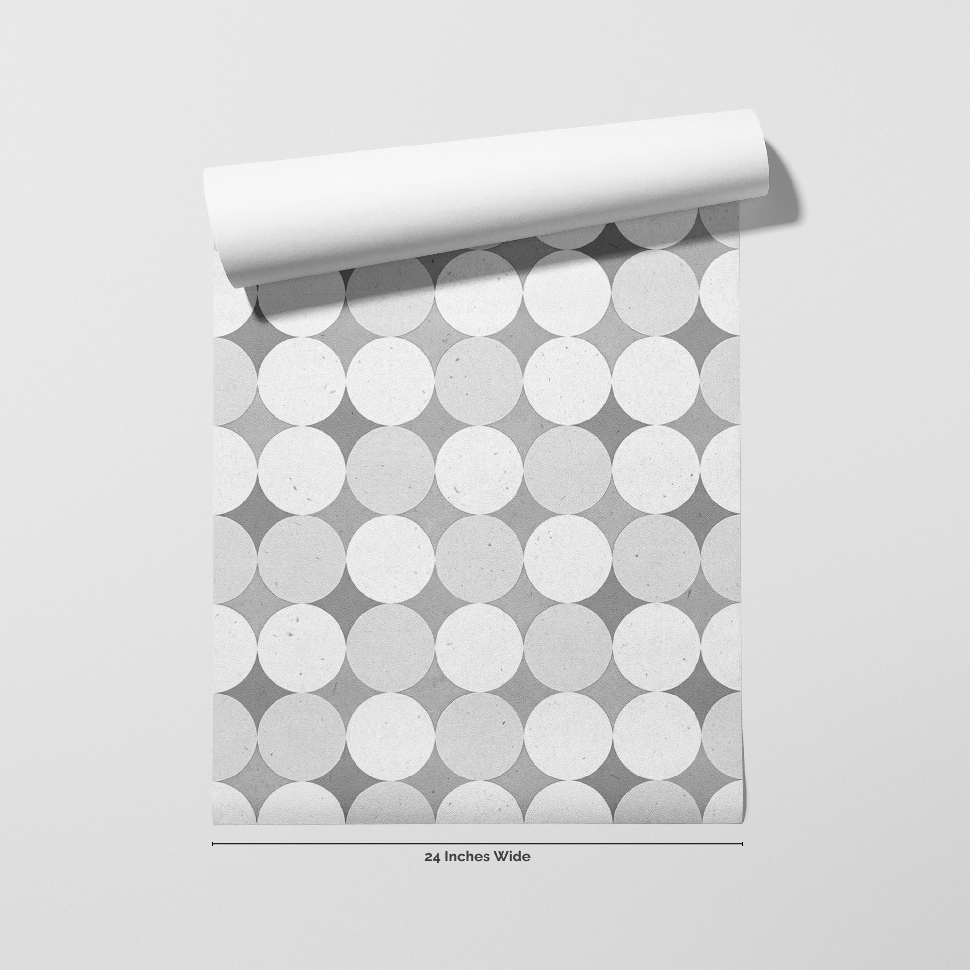 Orbit Noir wallpaper roll, 24 inches wide