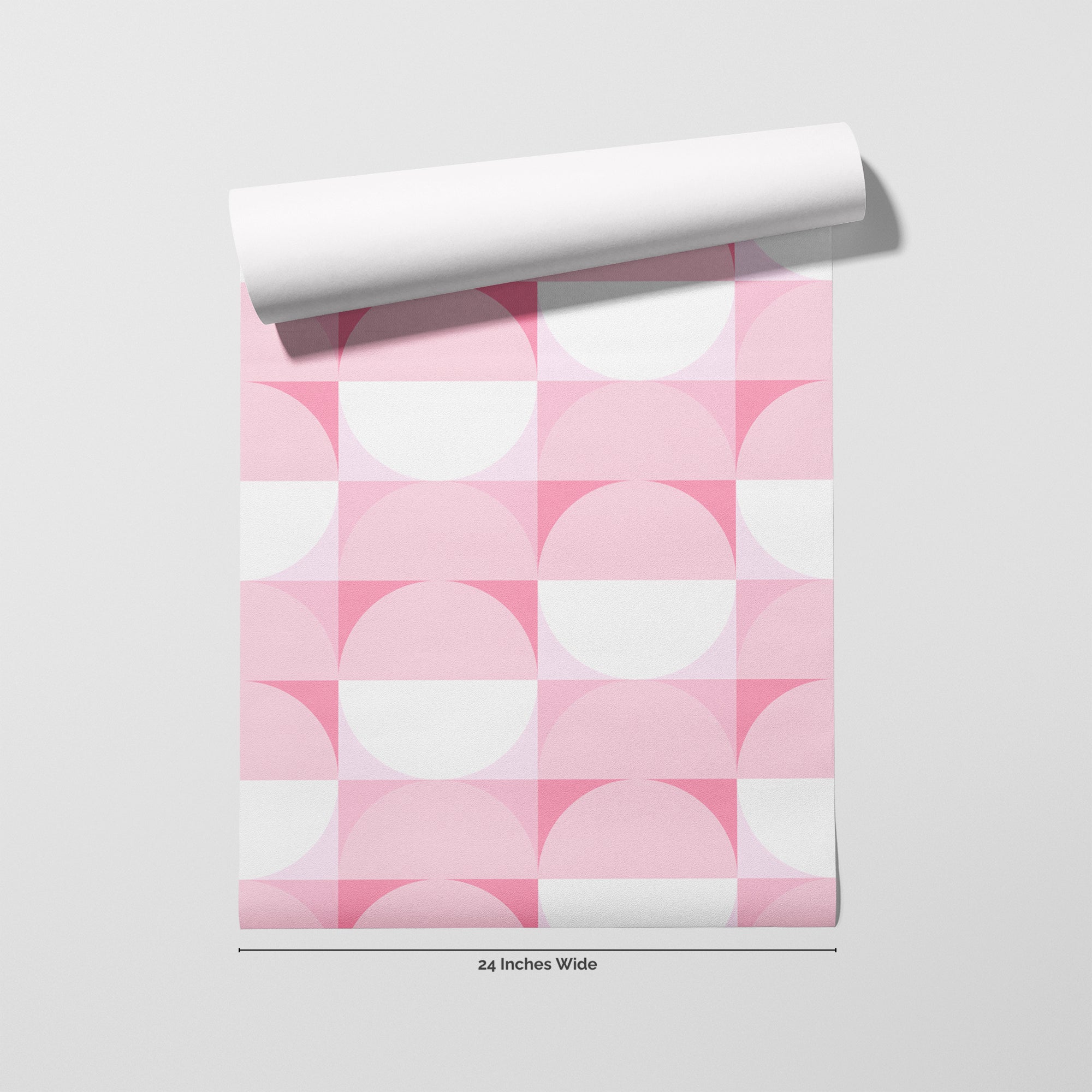 Pastel Playhouse wallpaper roll, 24 inches wide