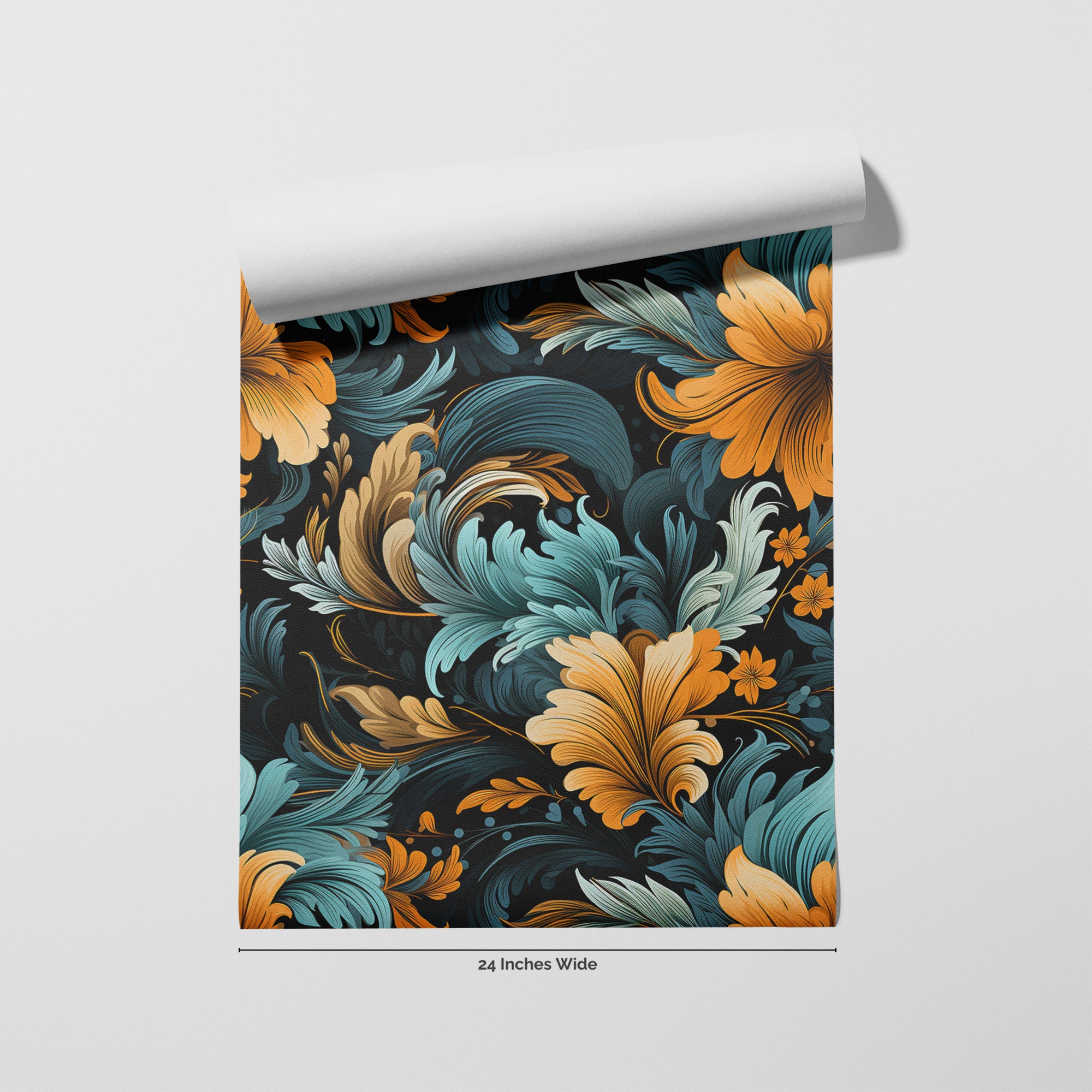 Palazzo wallpaper roll, 24 inches wide