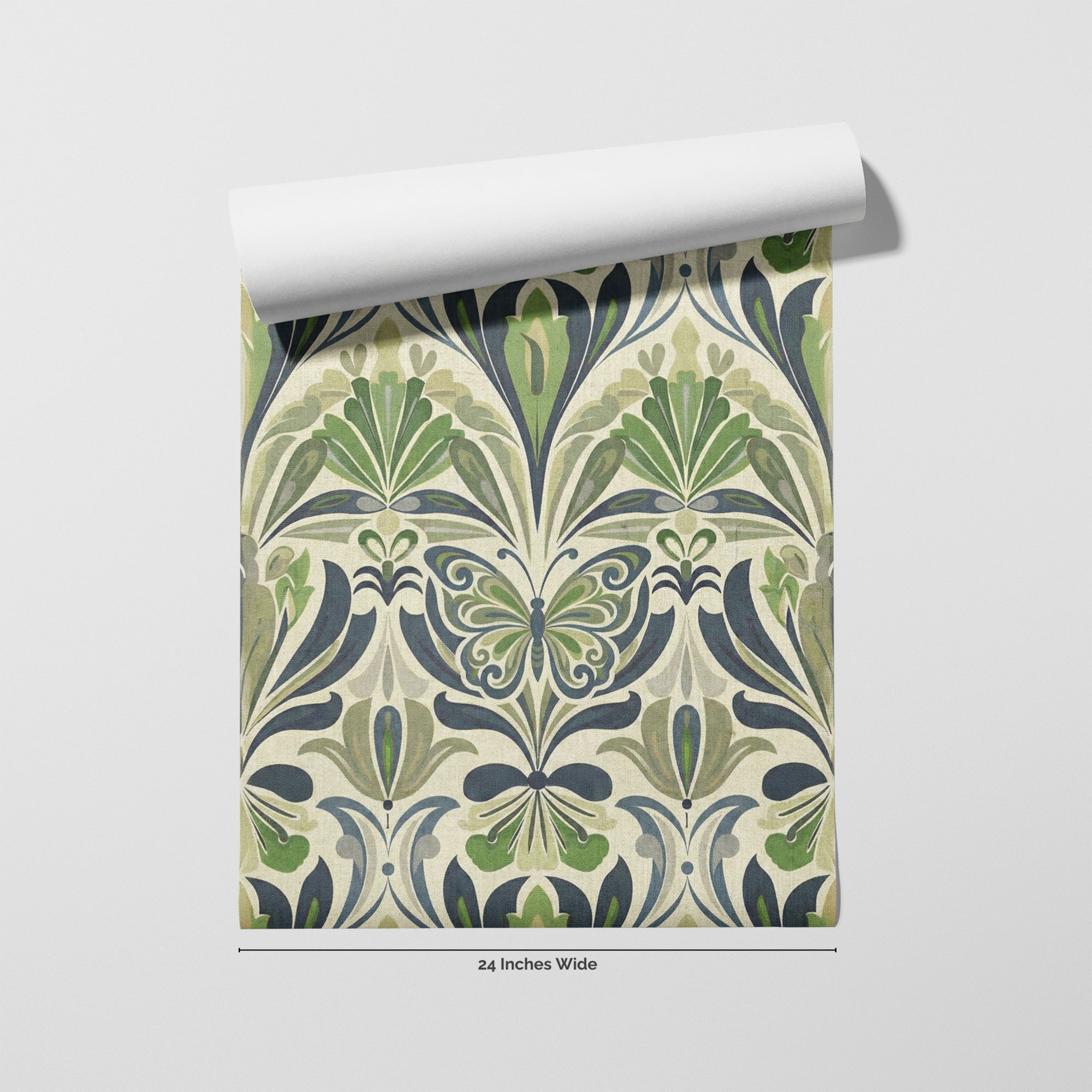 Forest Flutter wallpaper roll, 24 inches wide