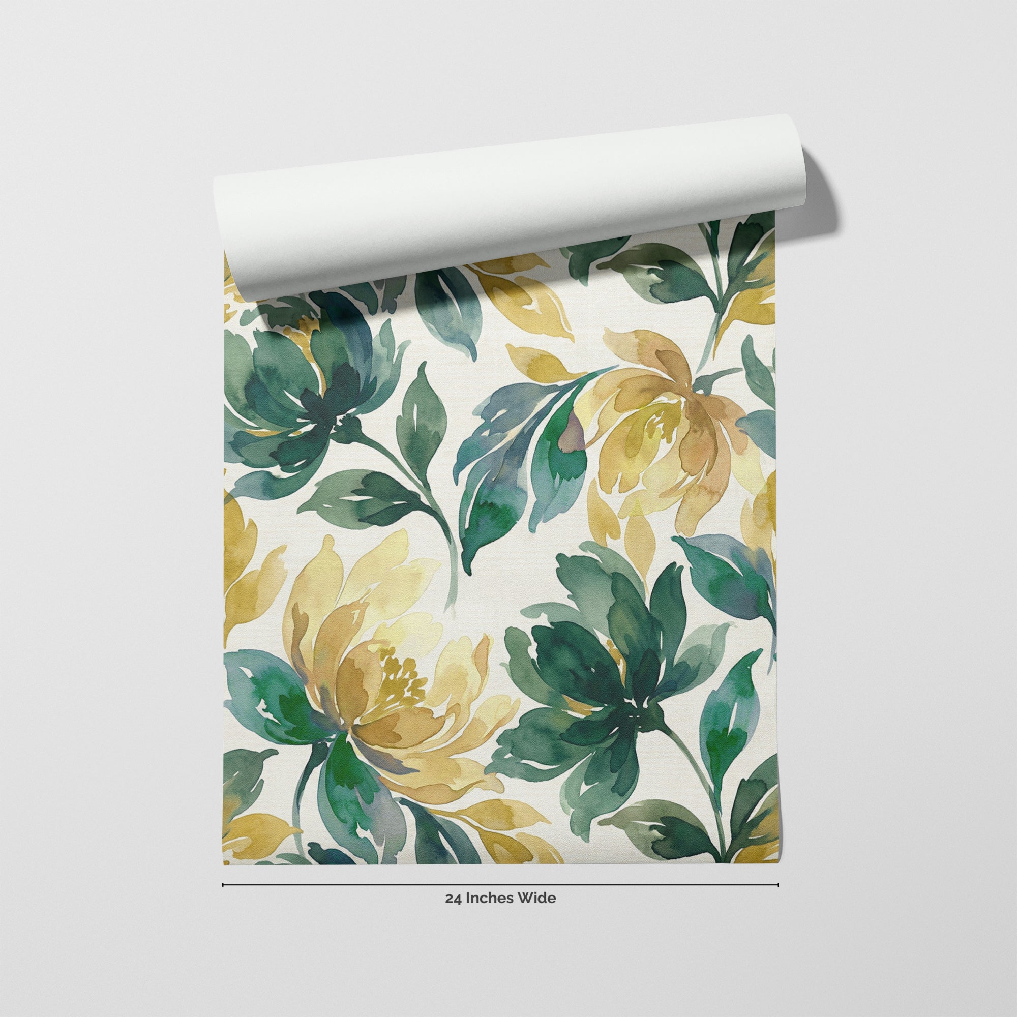 Meadow Medley wallpaper roll, 24 inches wide