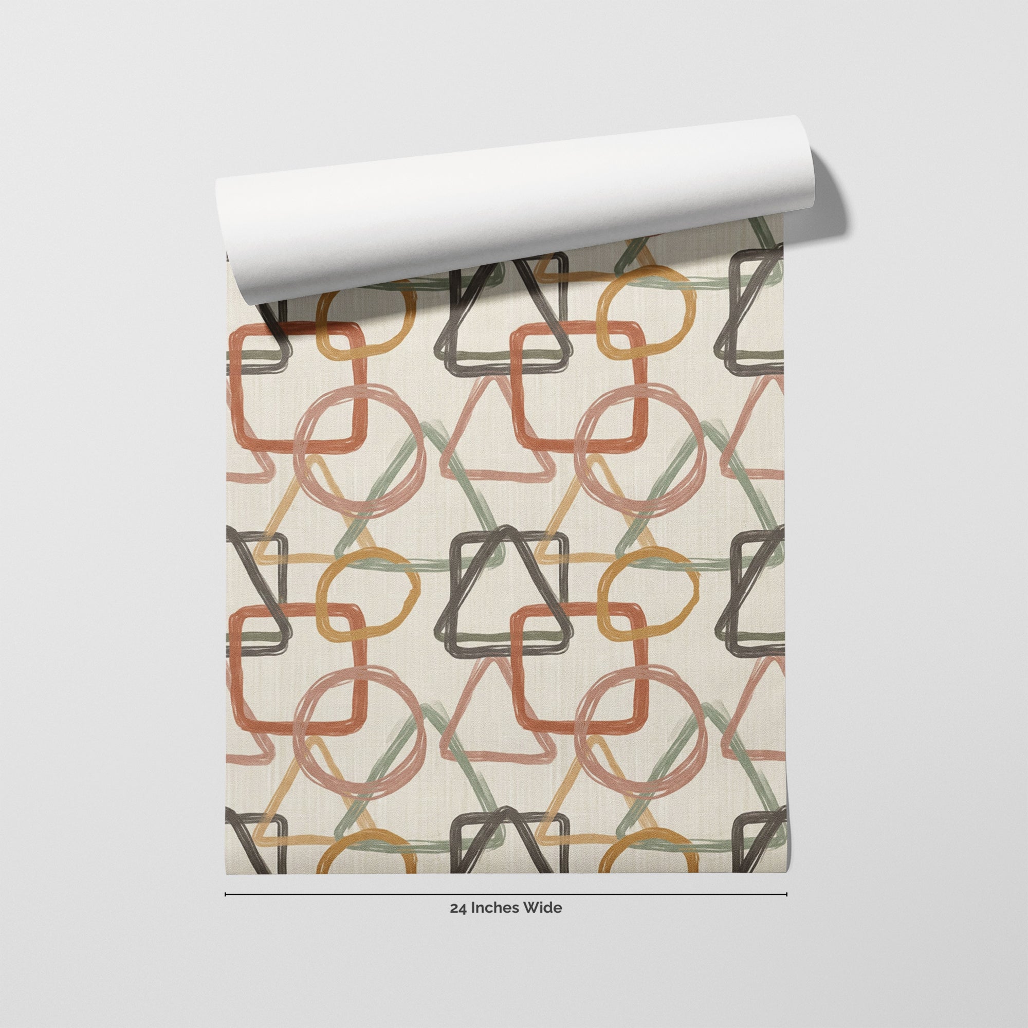 Terra Funk wallpaper roll, 24 inches wide