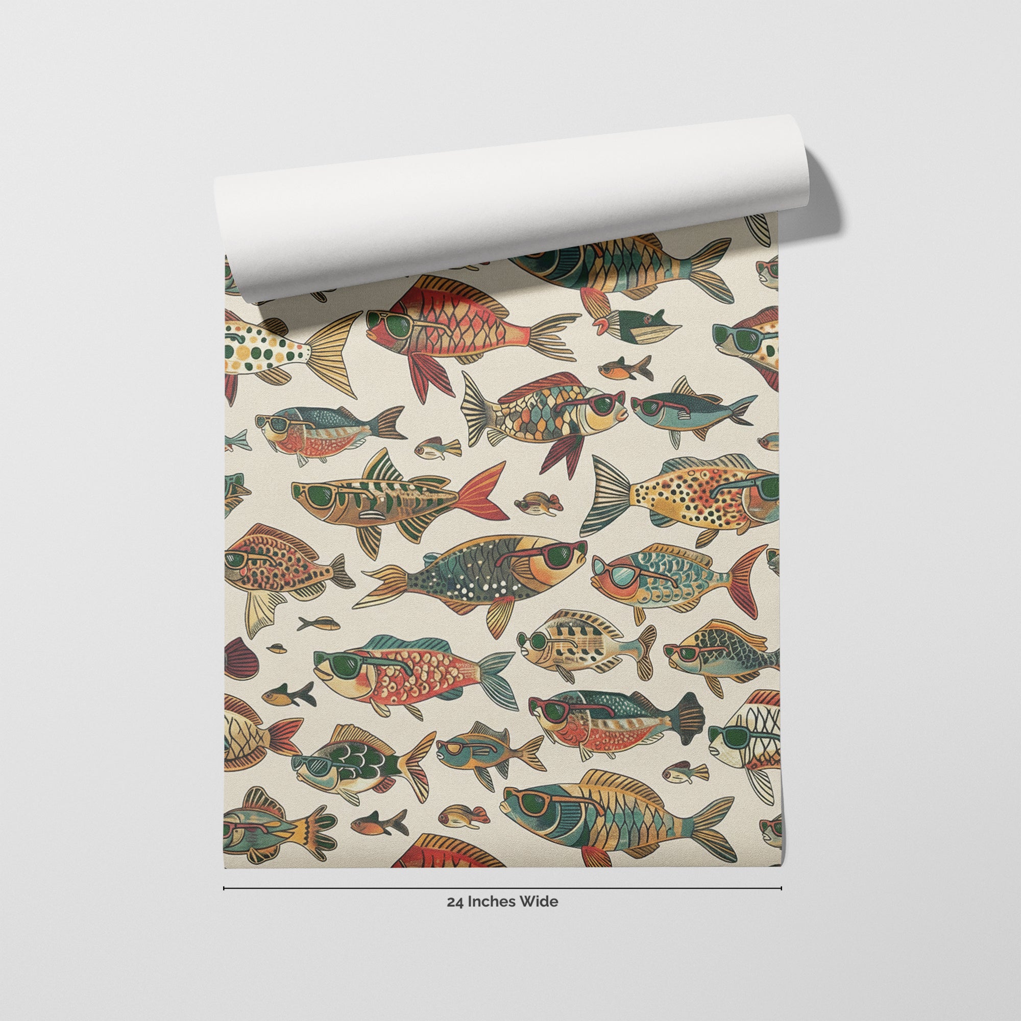 School's Out wallpaper roll, 24 inches wide