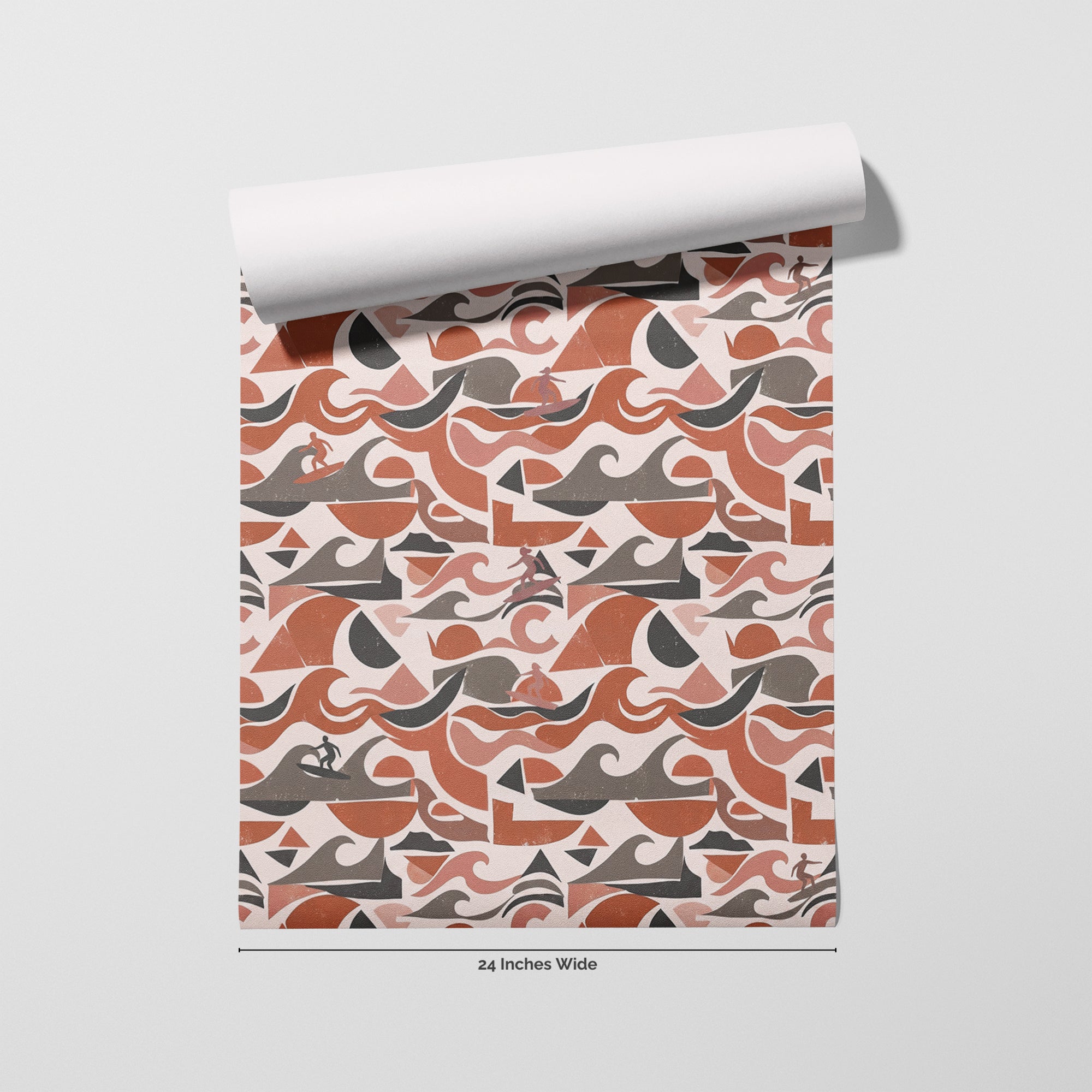Desert Wave wallpaper roll, 24 inches wide