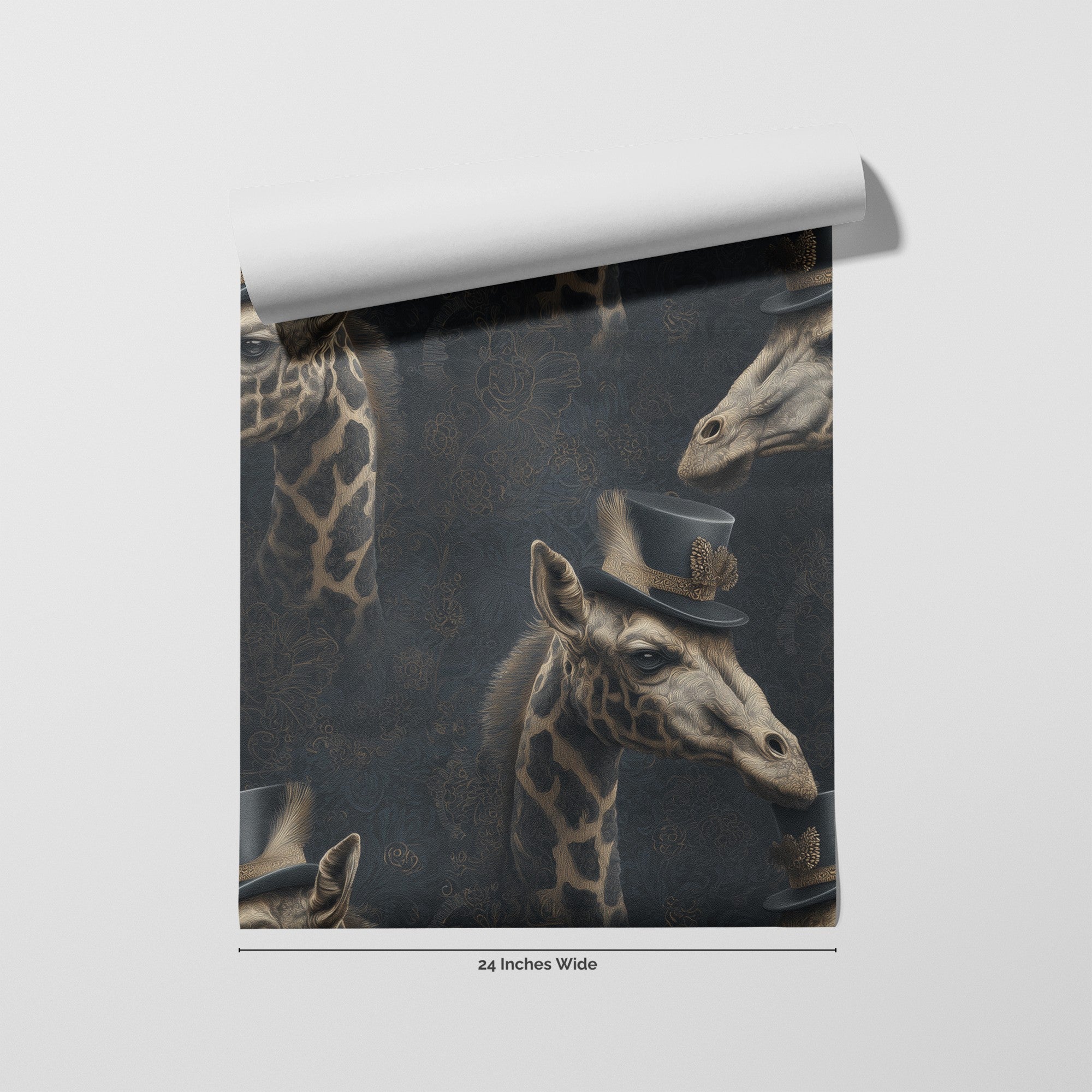 High Society wallpaper roll, 24 inches wide