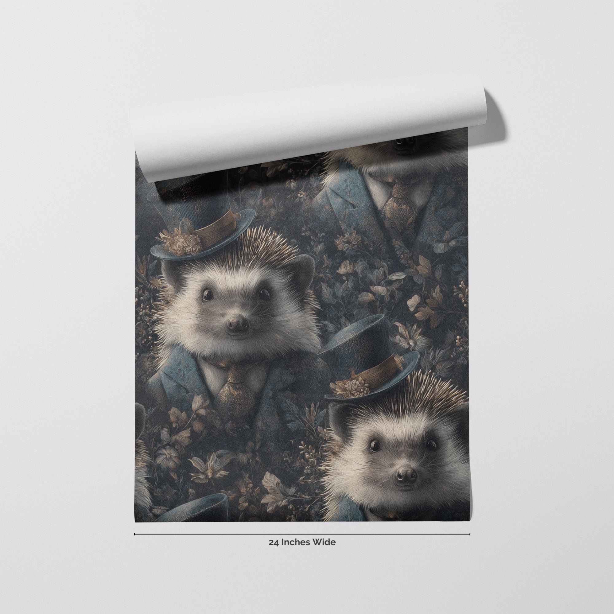 Thistle Crown wallpaper roll, 24 inches wide
