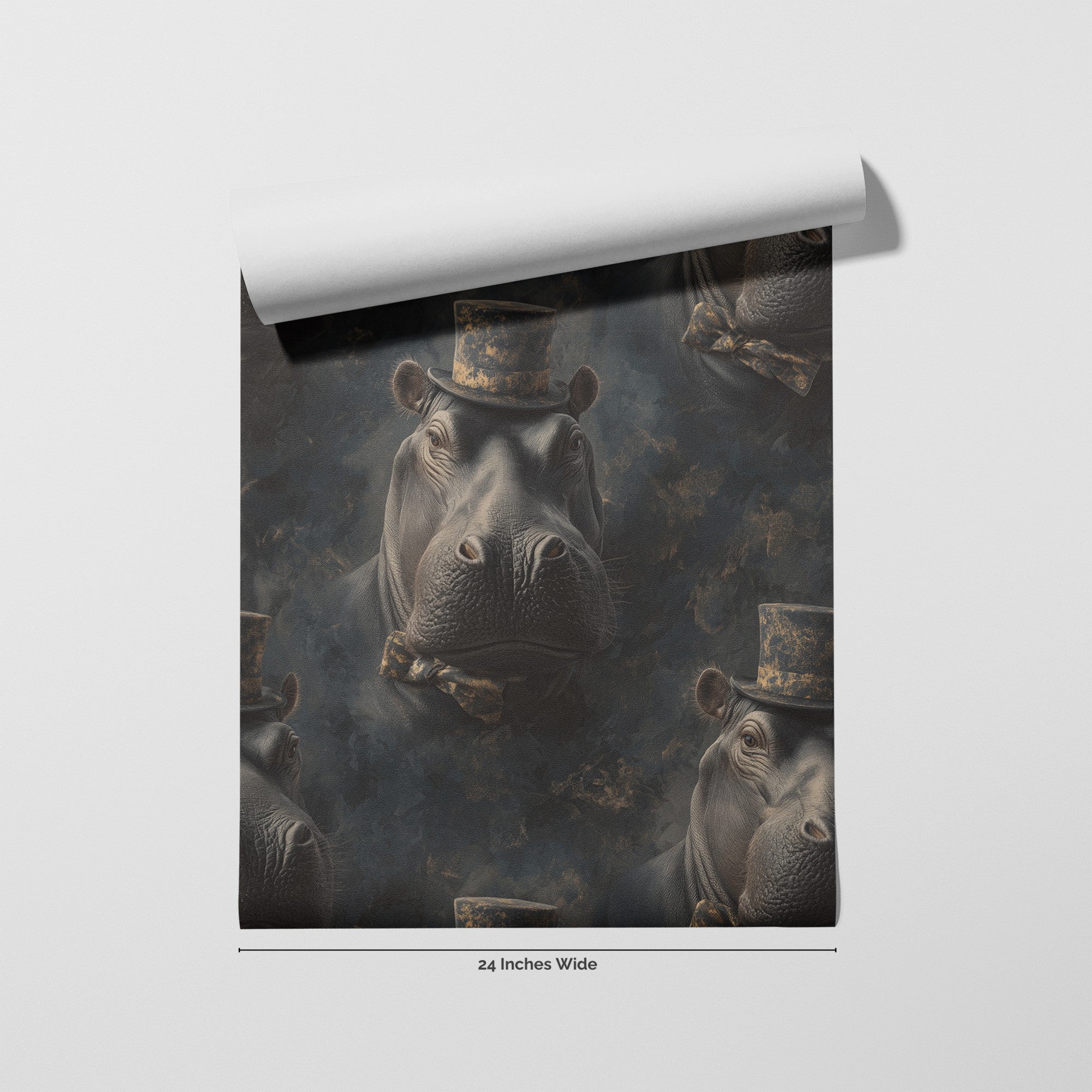 River Baron wallpaper roll, 24 inches wide