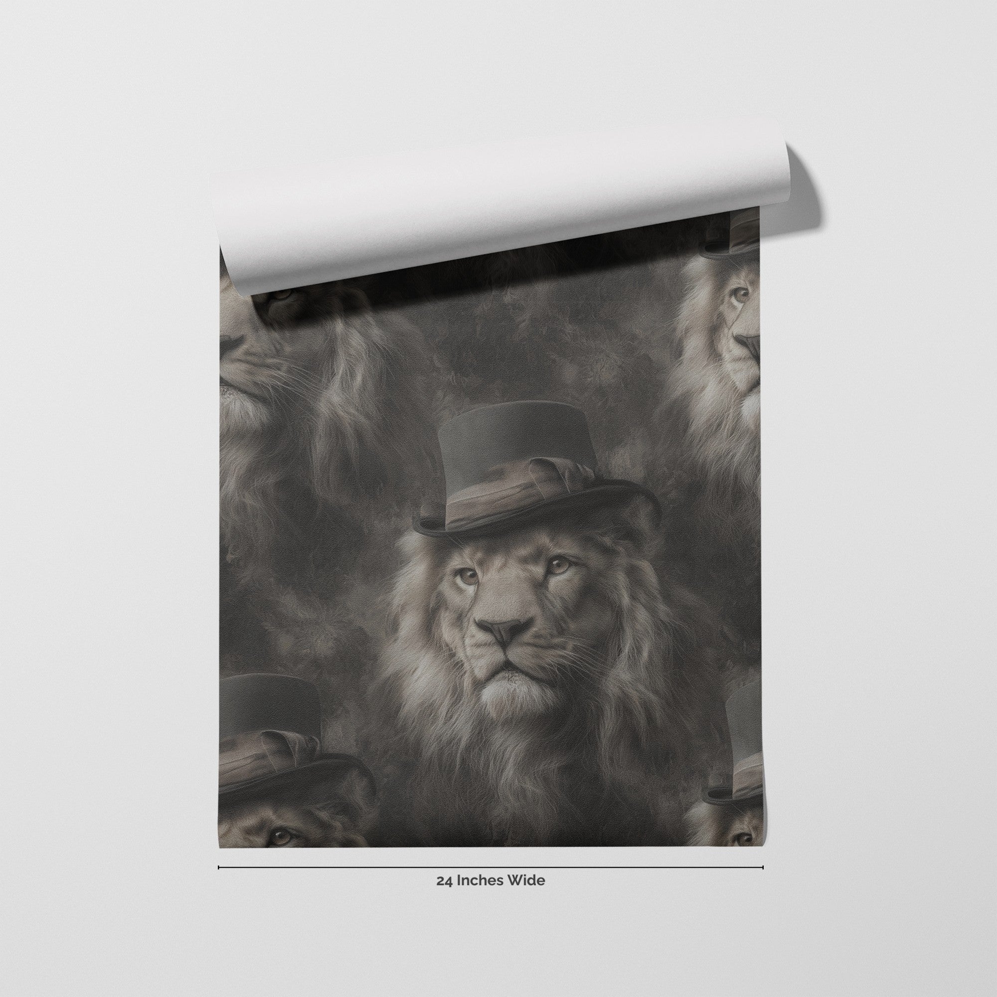 Ash King wallpaper roll, 24 inches wide