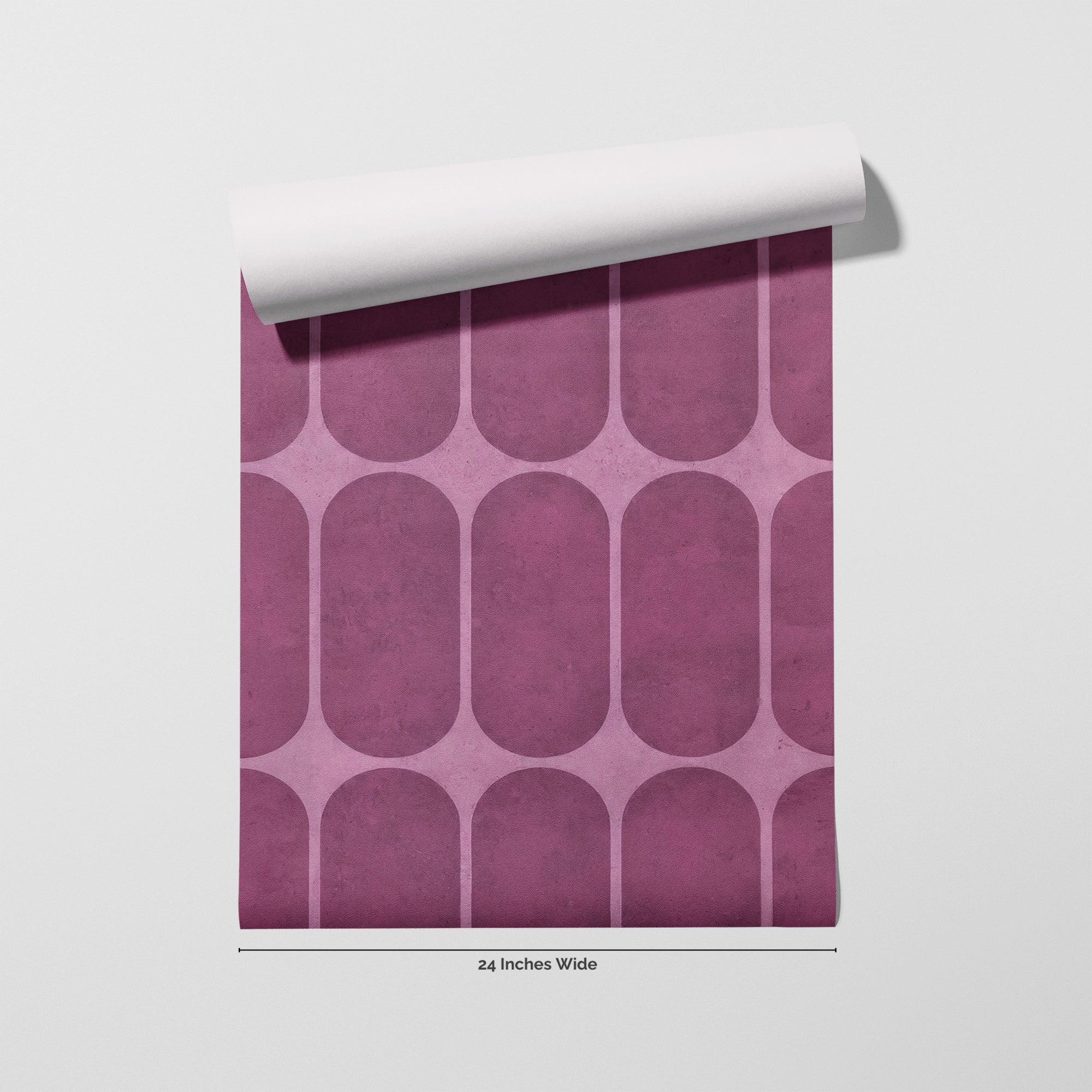 Orchid Arcade wallpaper roll, 24 inches wide