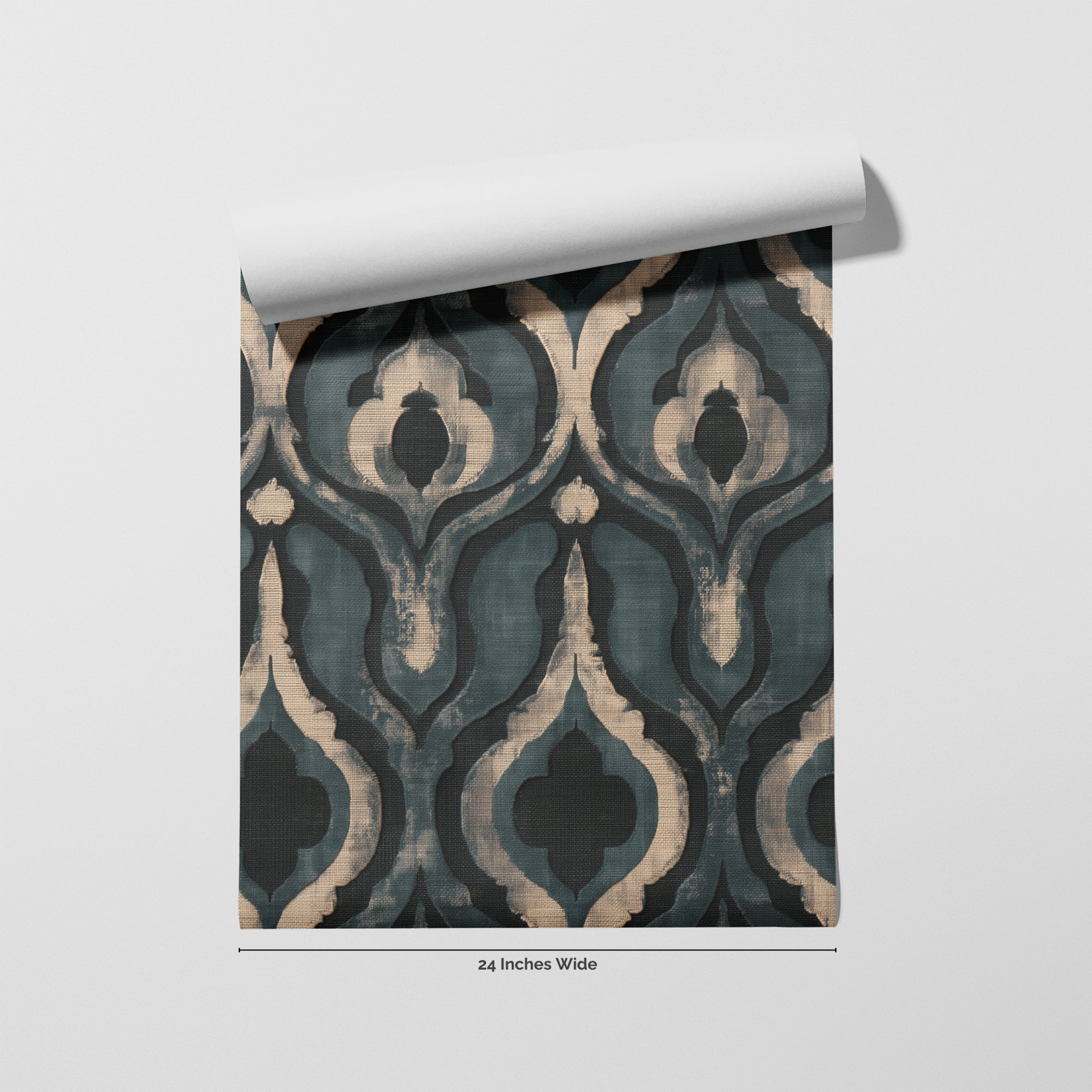 Harbor Lantern wallpaper roll, 24 inches wide