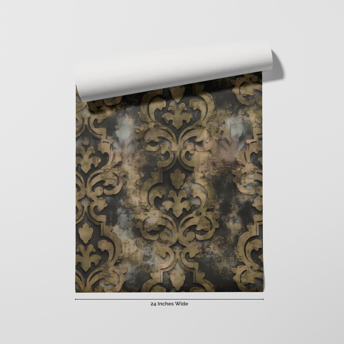 Gilded Relic wallpaper roll, 24 inches wide