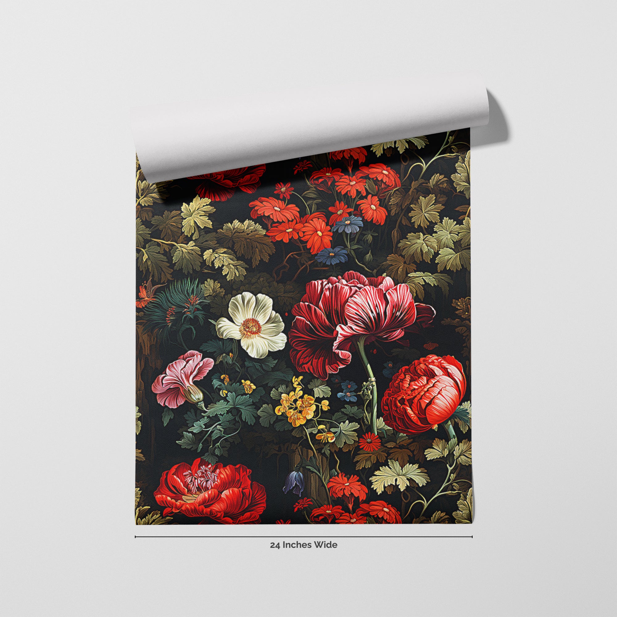 Nightshade wallpaper roll, 24 inches wide
