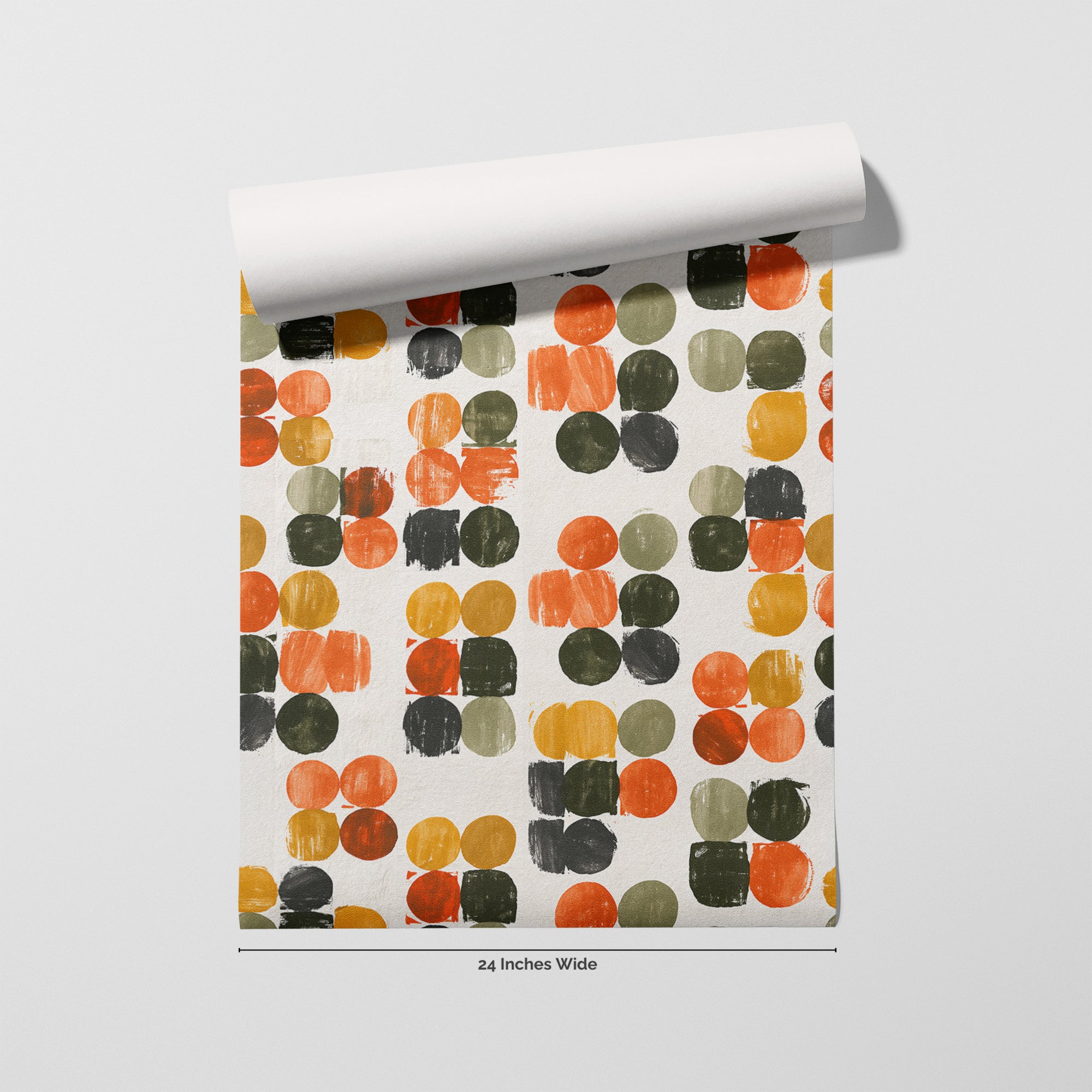 Market Dot wallpaper roll, 24 inches wide