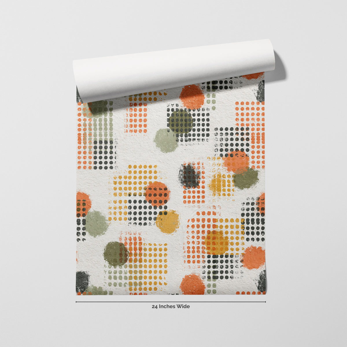 Confetti Grid wallpaper roll, 24 inches wide
