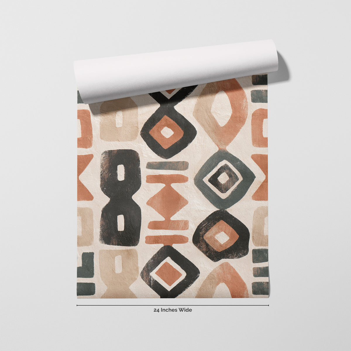 Talisman wallpaper roll, 24 inches wide