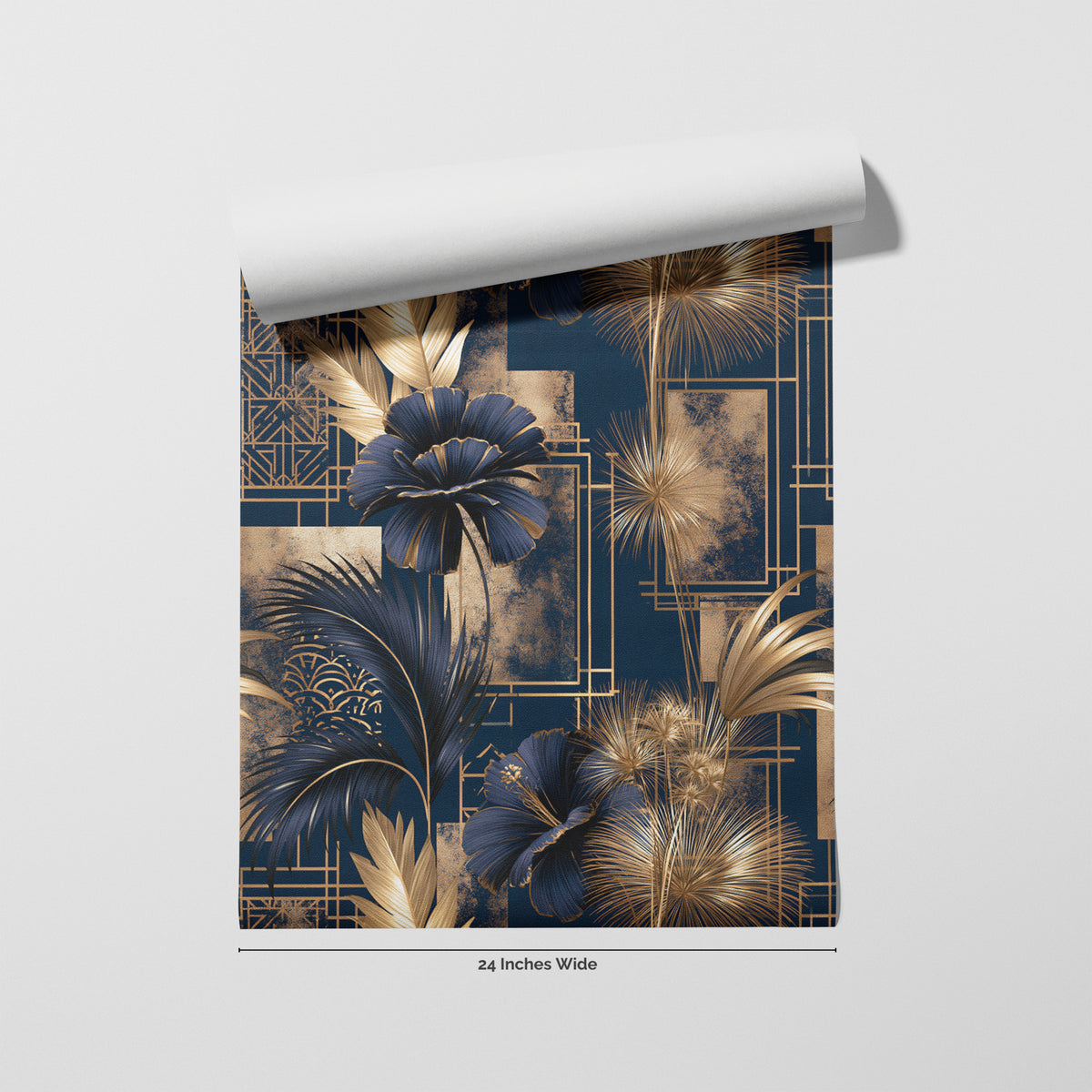 Gilded Soiree wallpaper roll, 24 inches wide