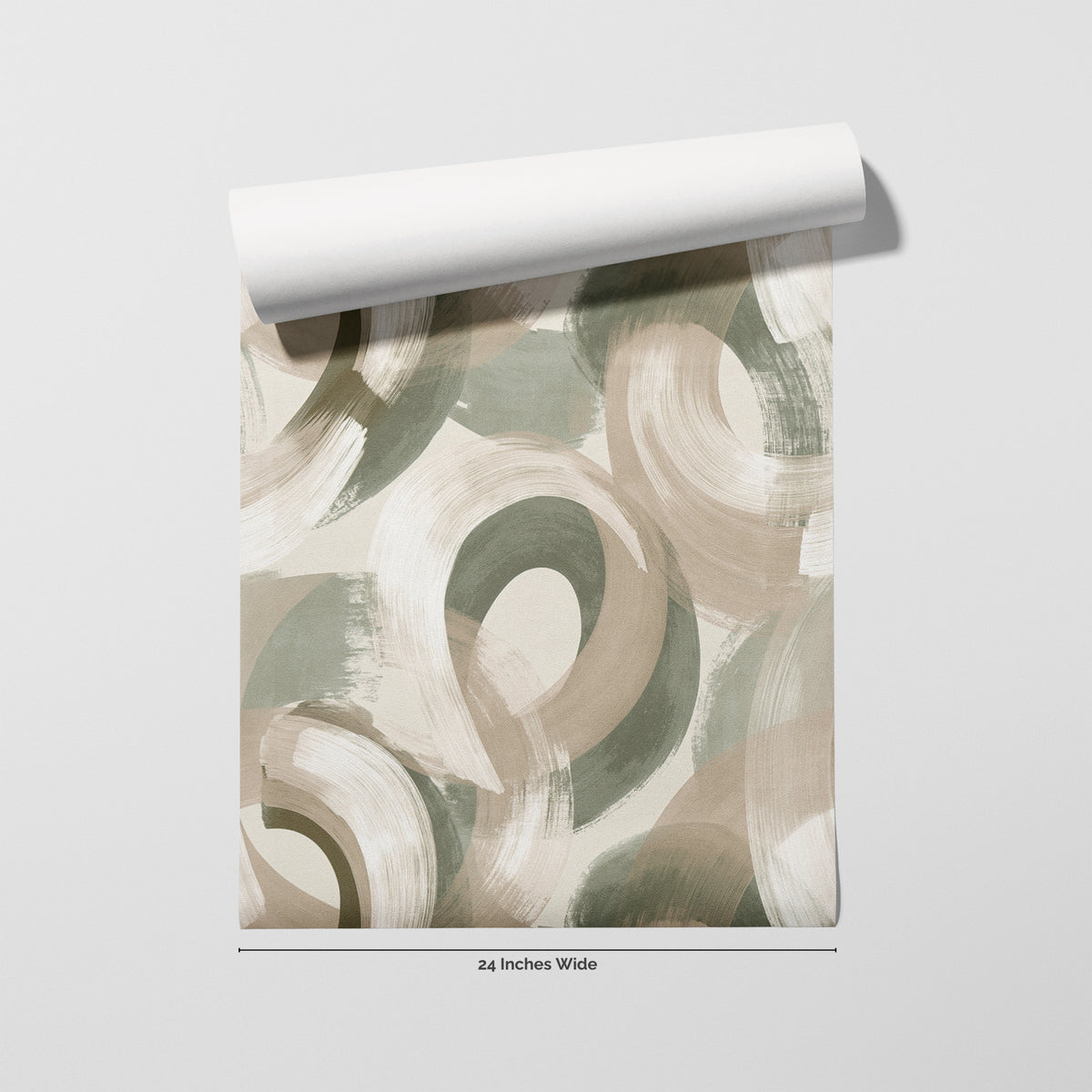 Willow Halo wallpaper roll, 24 inches wide
