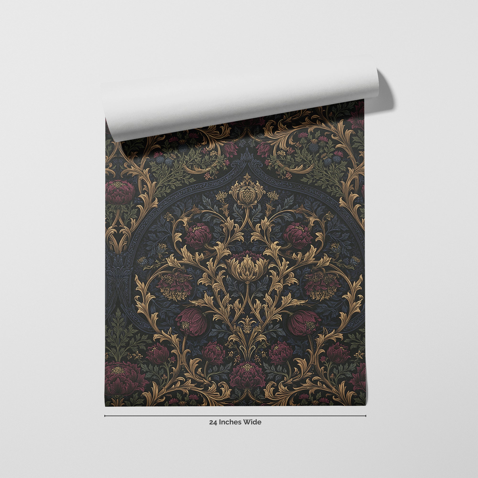 Chancel Bloom wallpaper roll, 24 inches wide