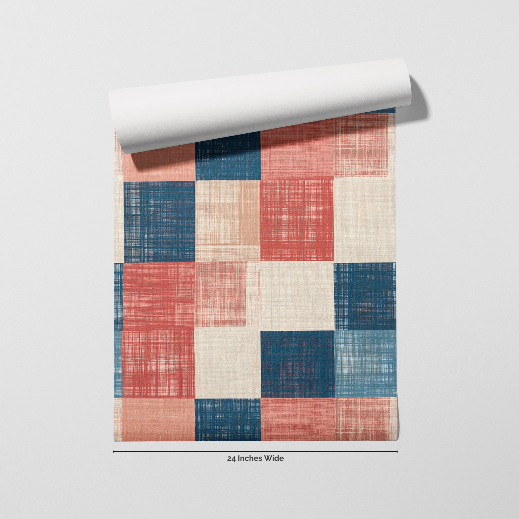 Regatta Patchwork wallpaper roll, 24 inches wide