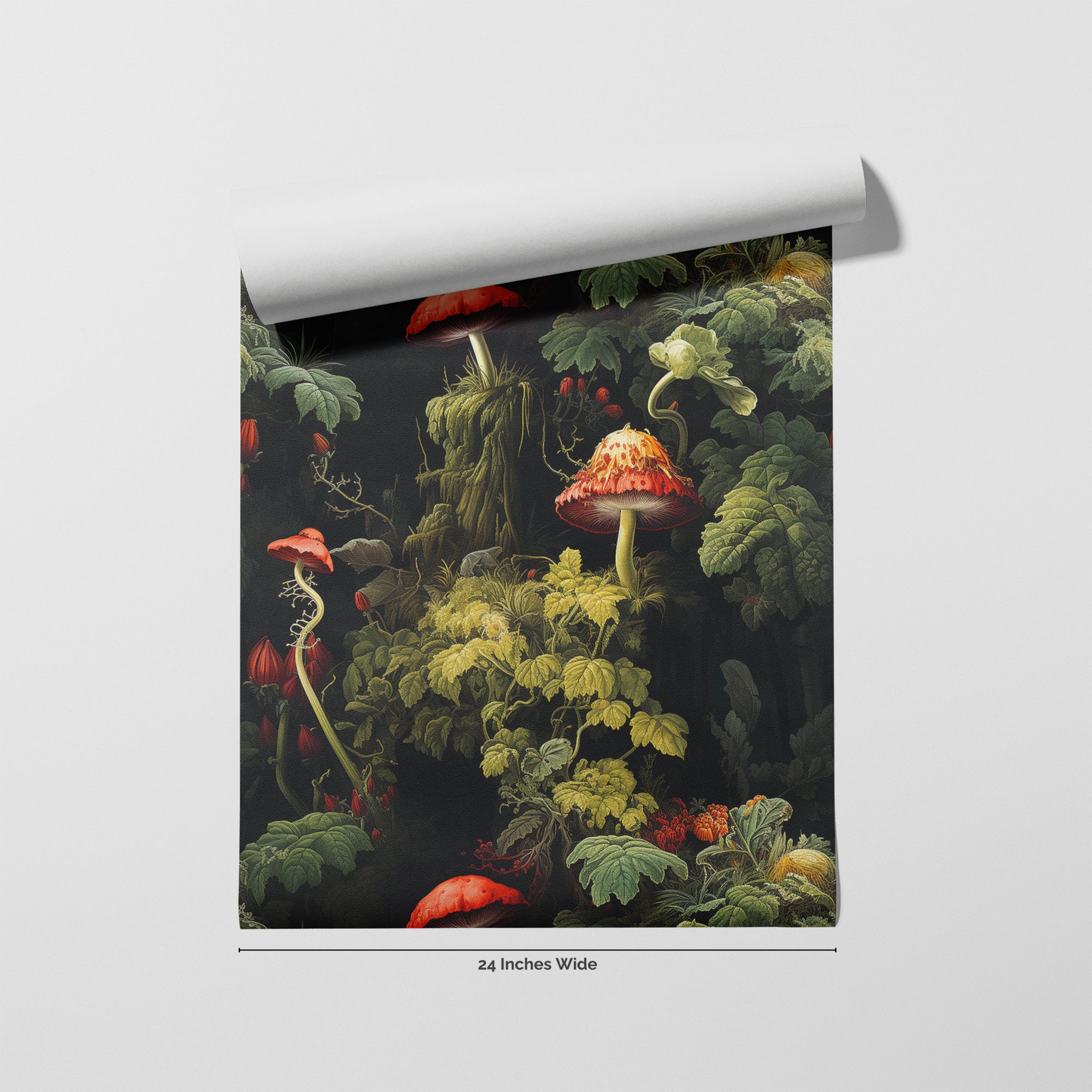 Enchanted Forest wallpaper roll, 24 inches wide