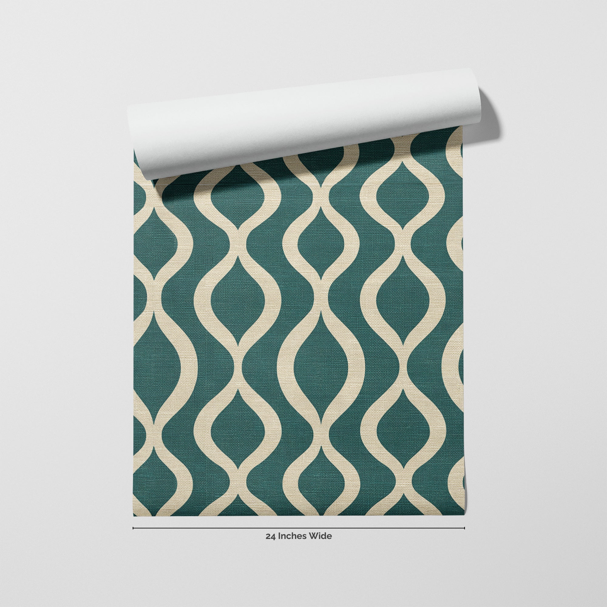Lagoon Pendulum wallpaper roll, 24 inches wide