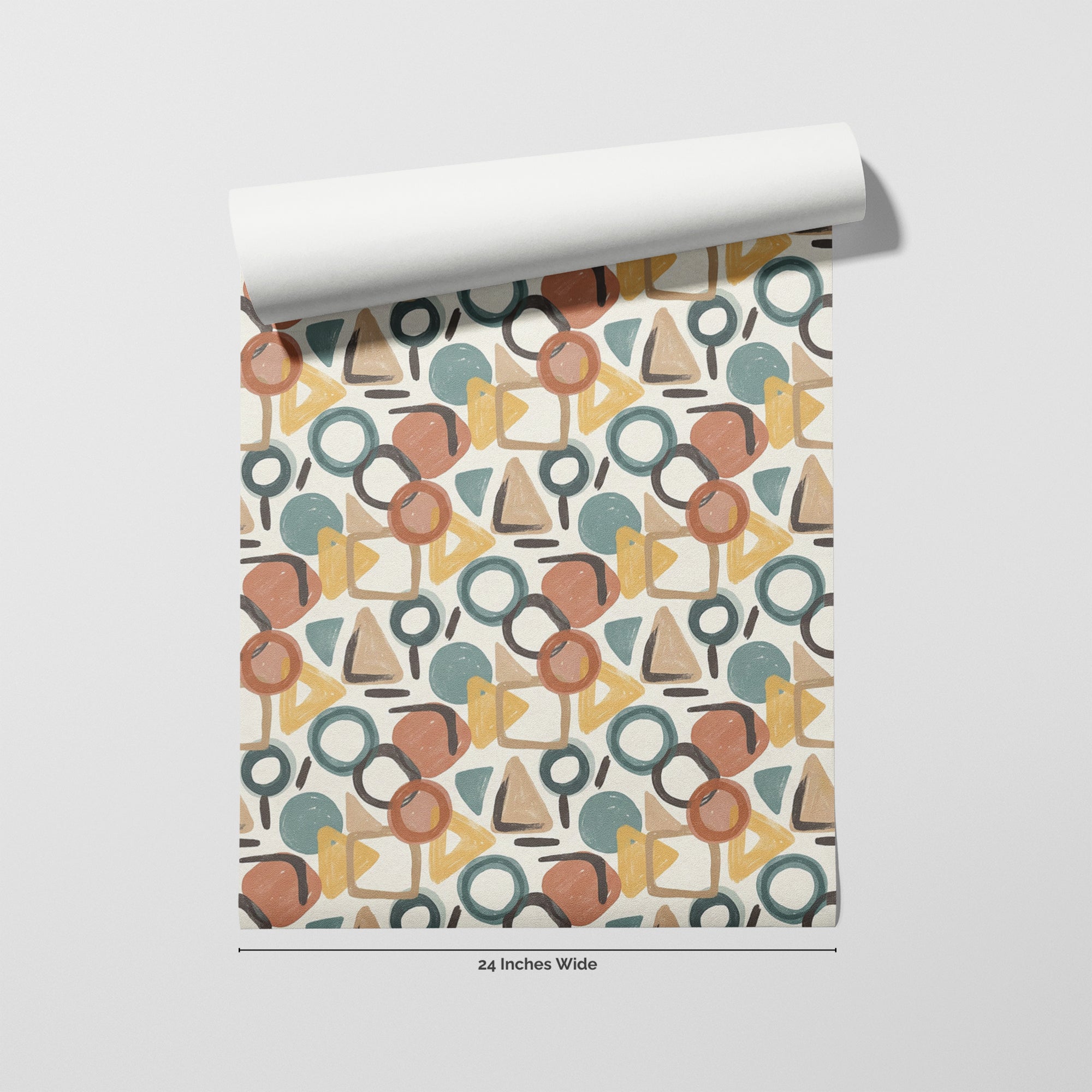 Mod Loop wallpaper roll, 24 inches wide