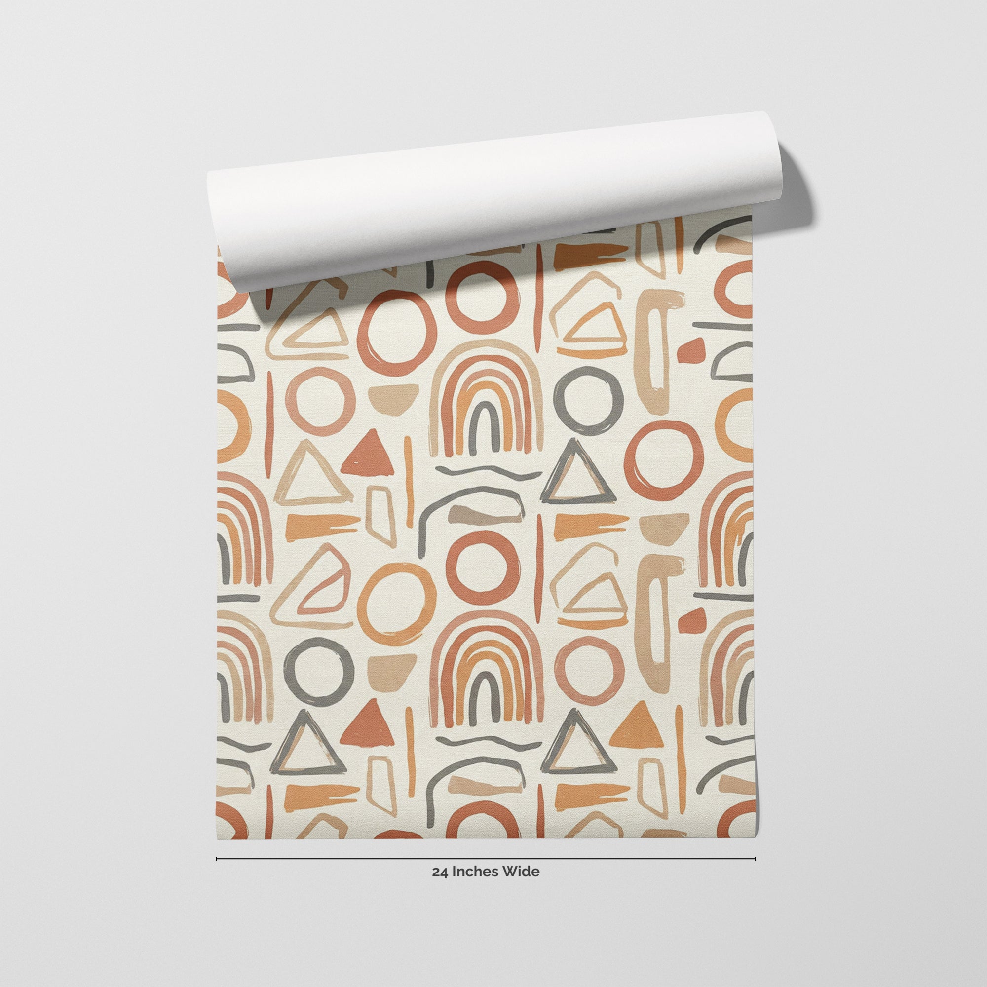 Clay Marks wallpaper roll, 24 inches wide
