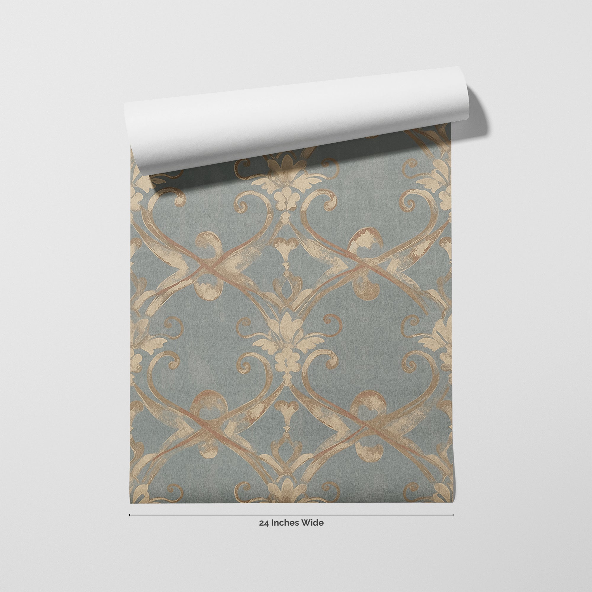Grey Gables wallpaper roll, 24 inches wide