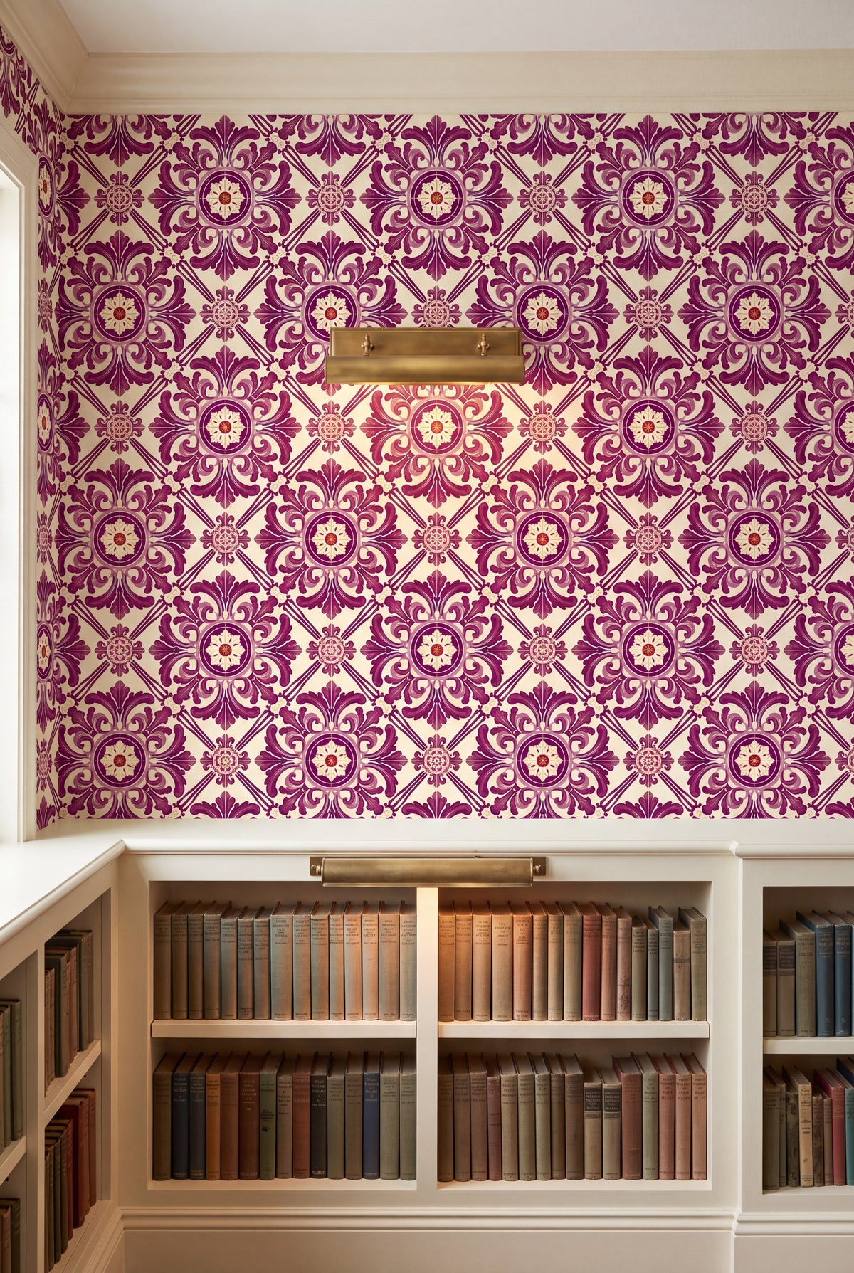 Coimbra Wine wallpaper shown in a library
