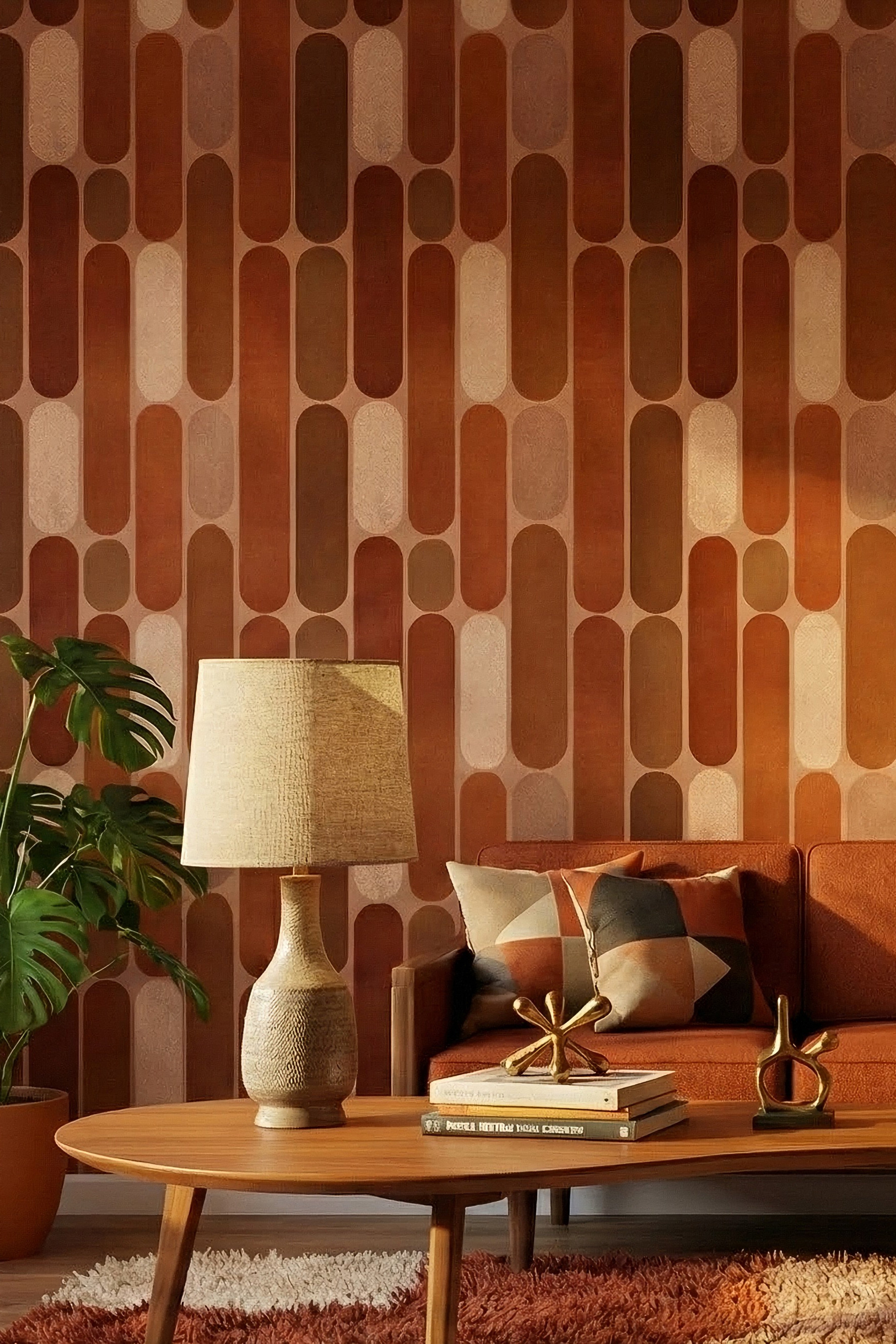 Terra Mod wallpaper shown in a living room